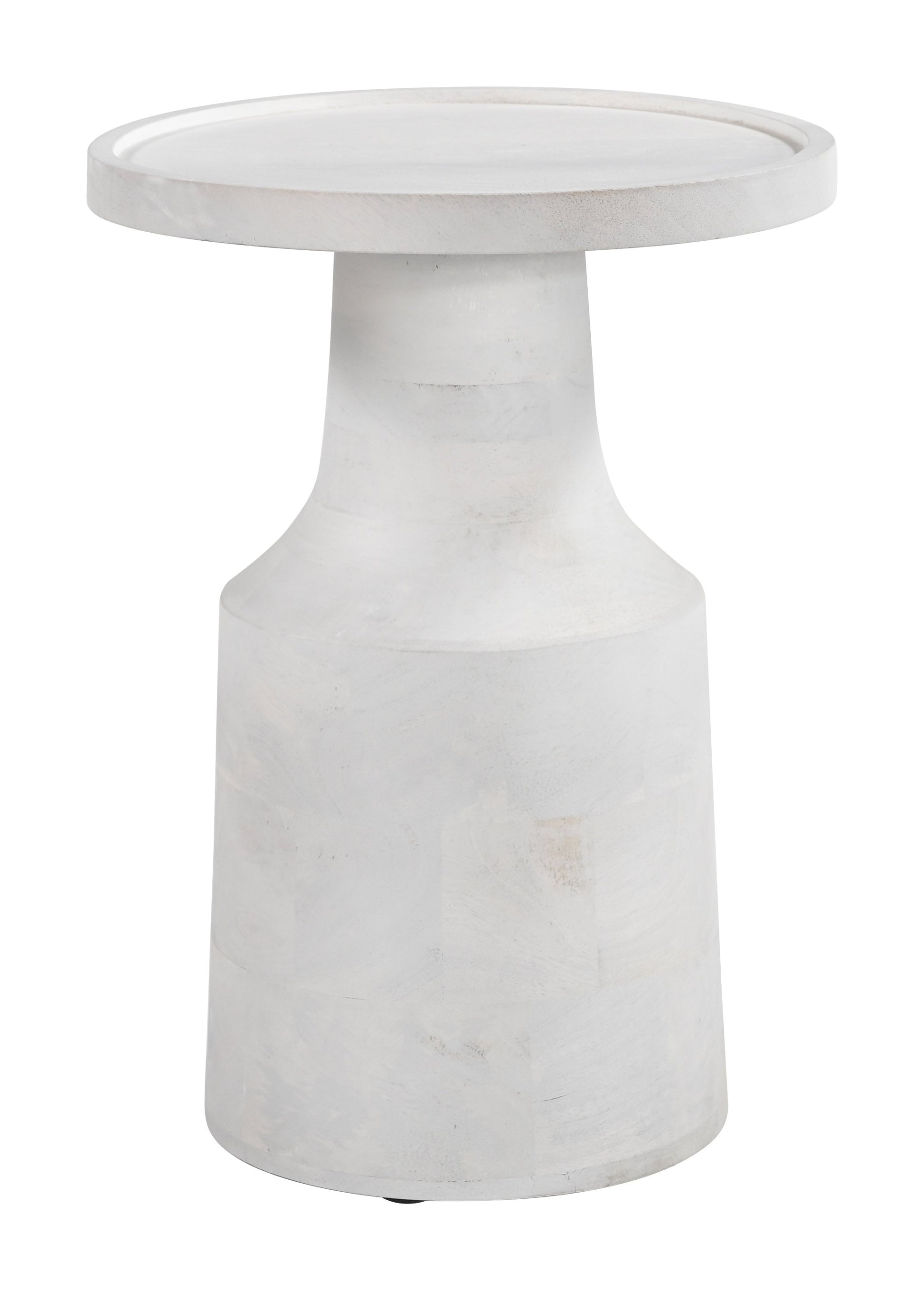 Cala White Side Table - Ornate Home