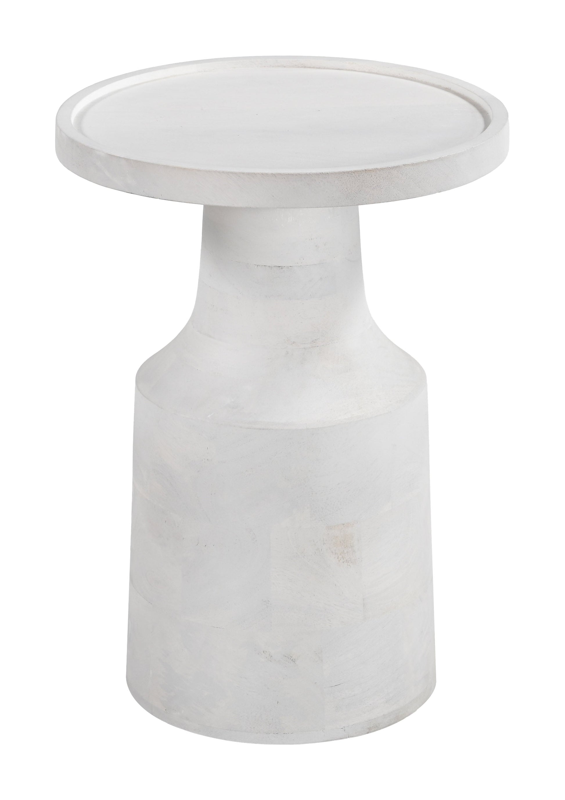 Cala White Side Table - Ornate Home