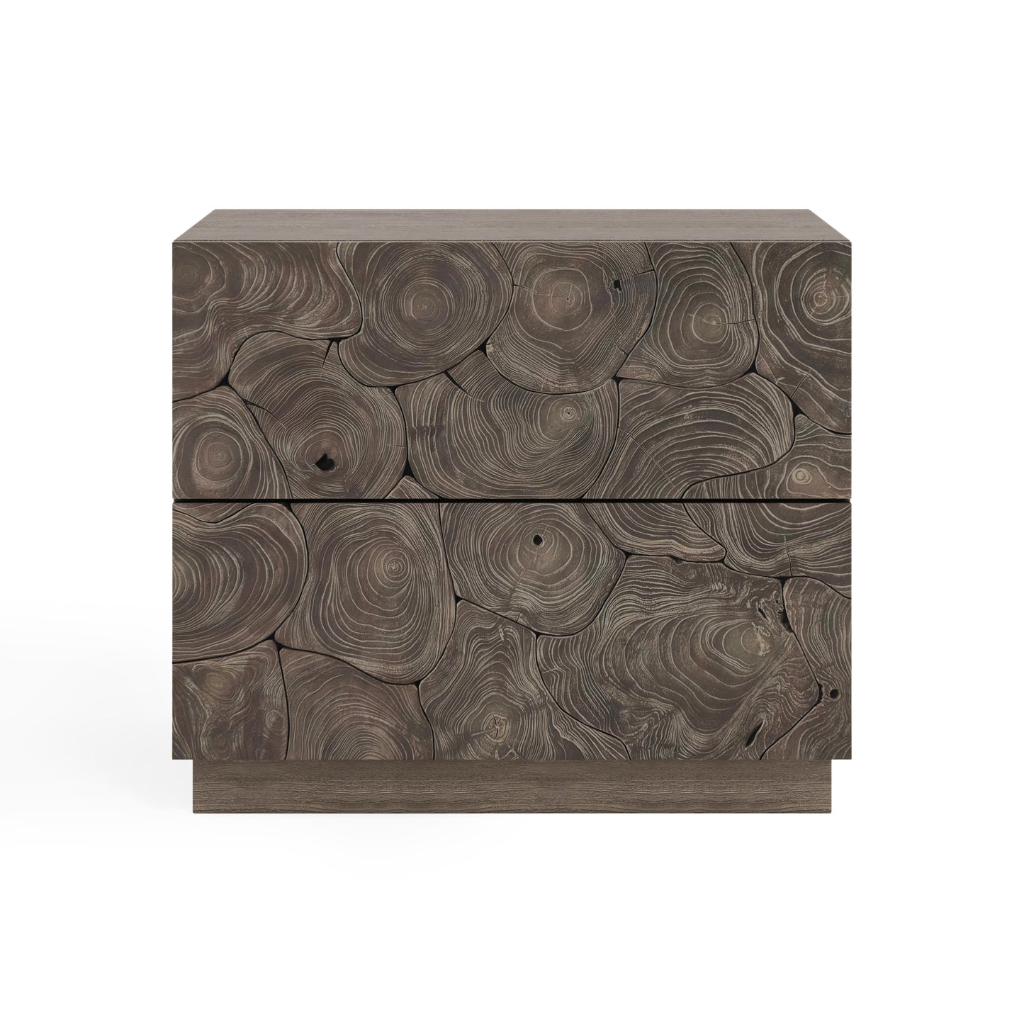 Calavaras Smoked Truffle Nightstand - Ornate Home