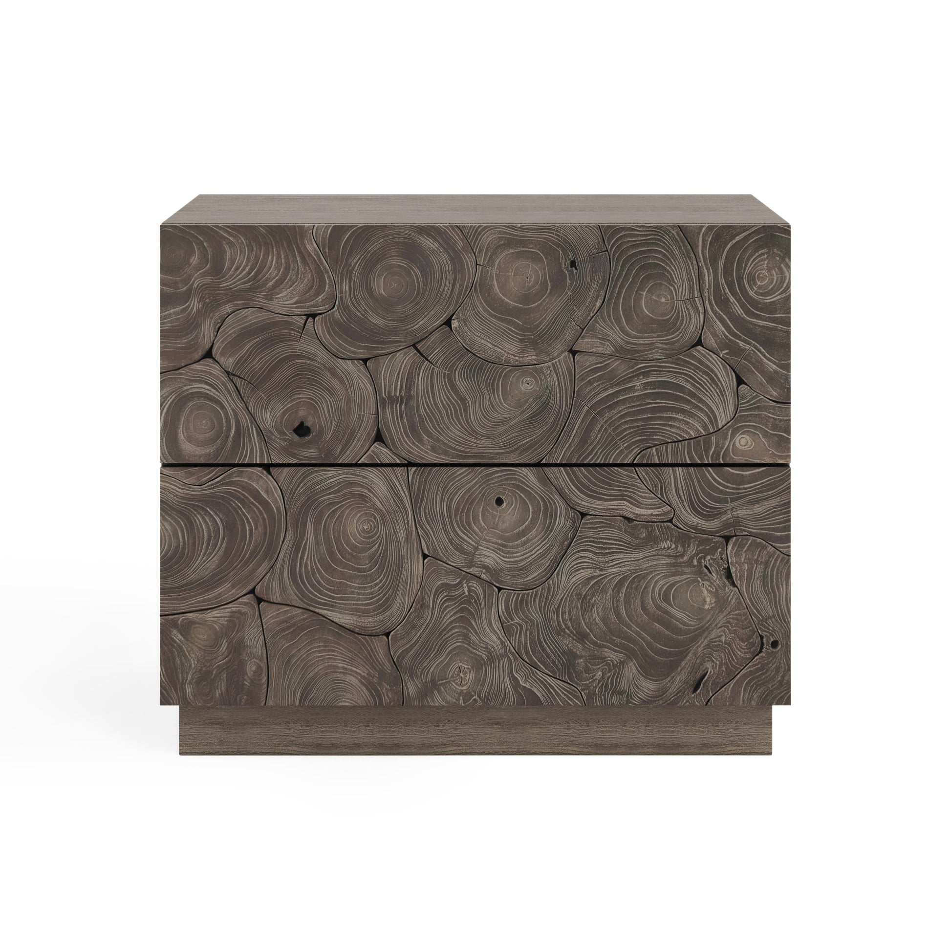 Calavaras Smoked Truffle Nightstand - Ornate Home
