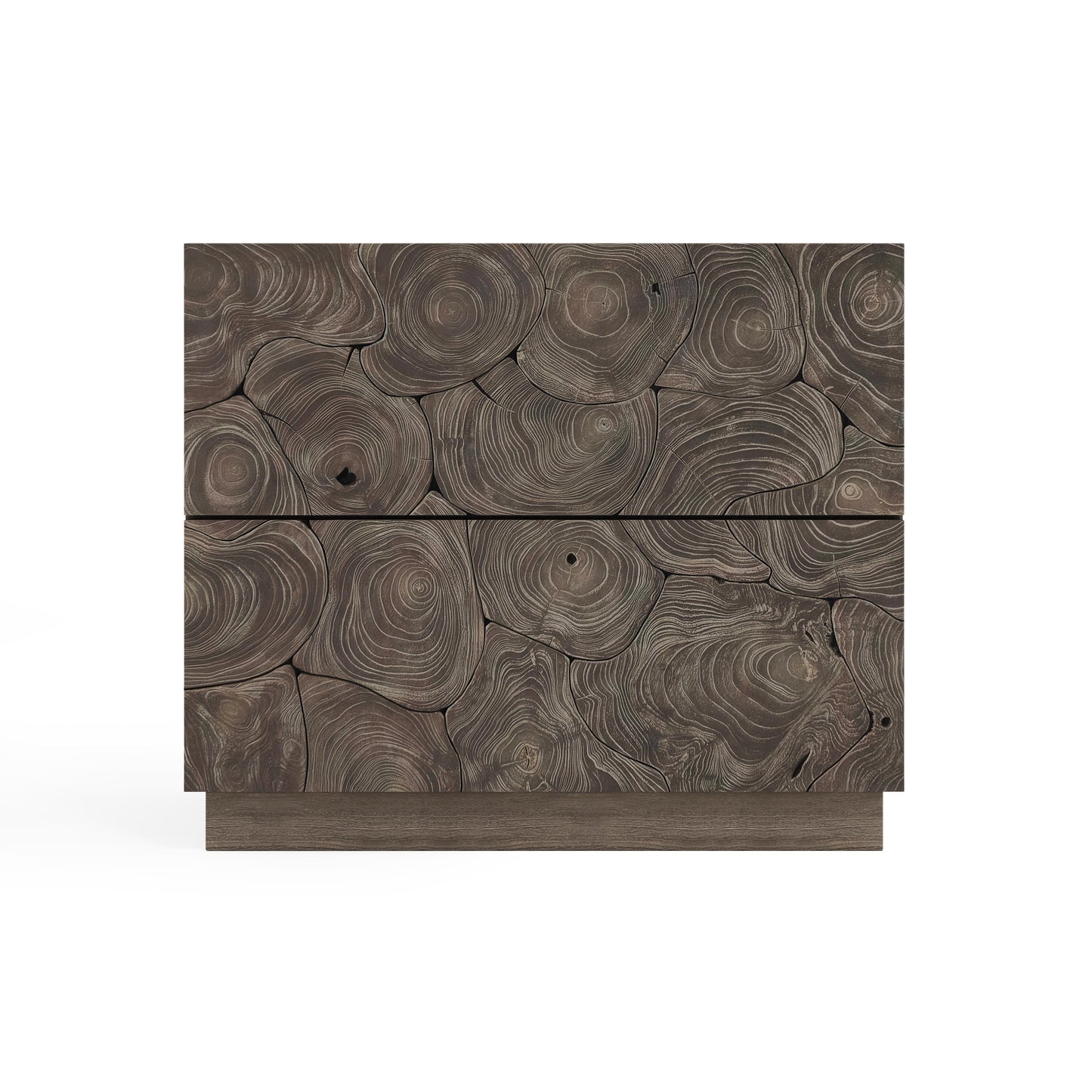 Calavaras Smoked Truffle Nightstand - Ornate Home