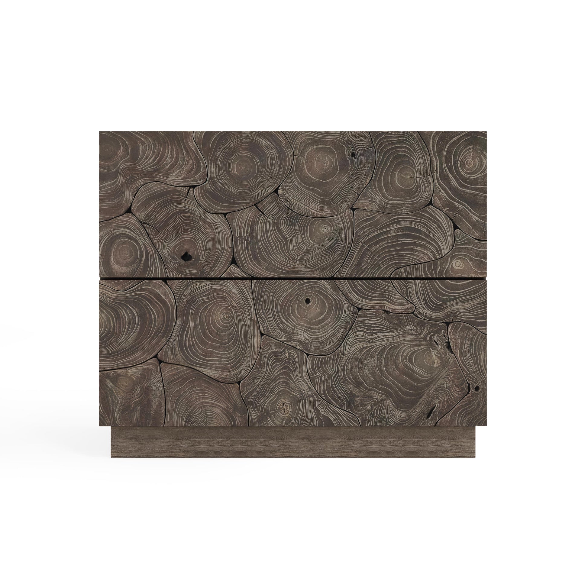Calavaras Smoked Truffle Nightstand - Ornate Home