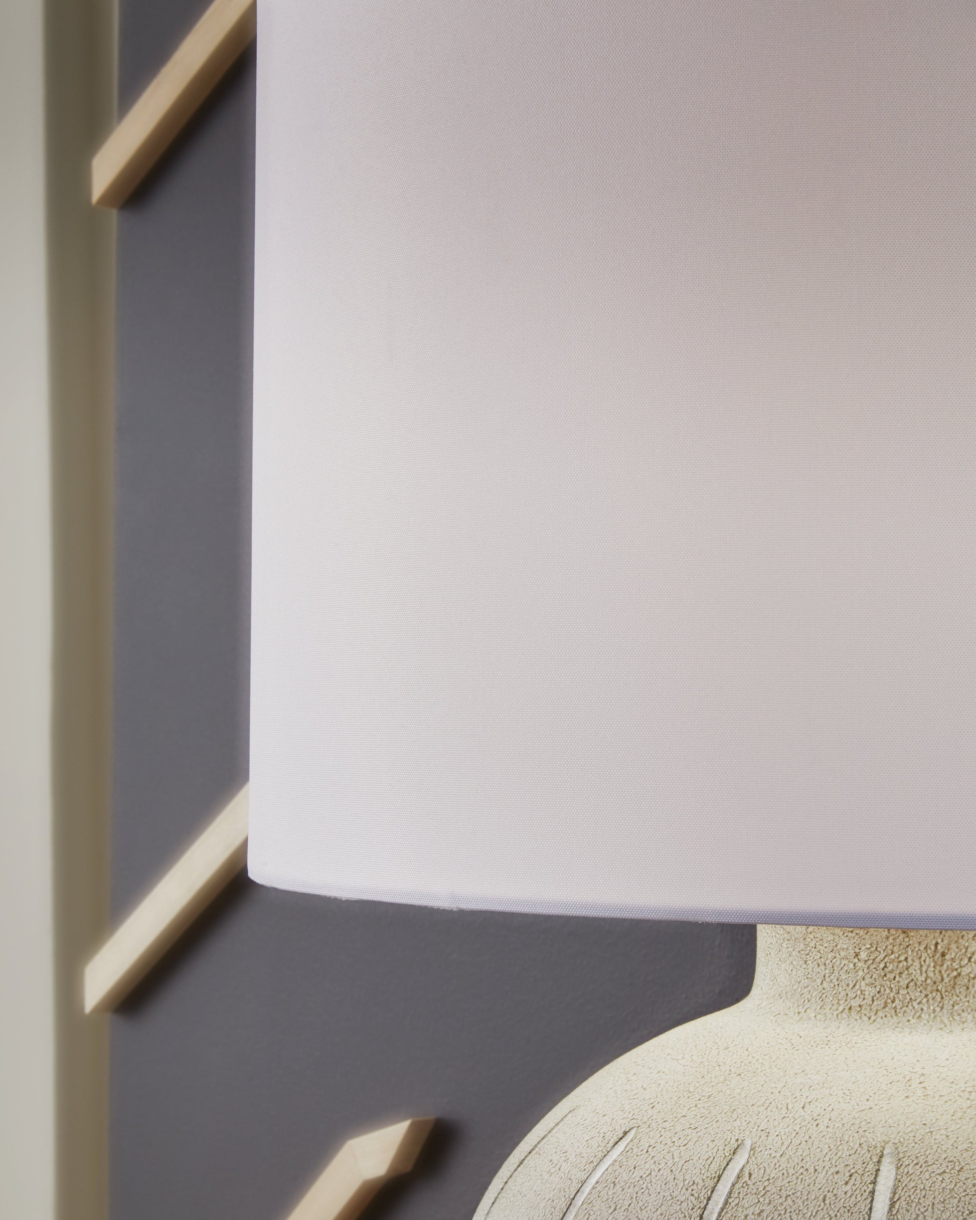 Calbert Warm Gray Table Lamp- Viva Furn