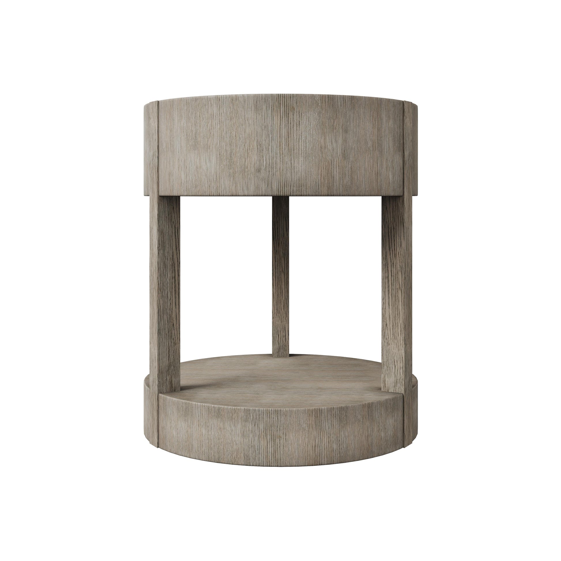 Calder Rustic Grey Nightstand - Ornate Home