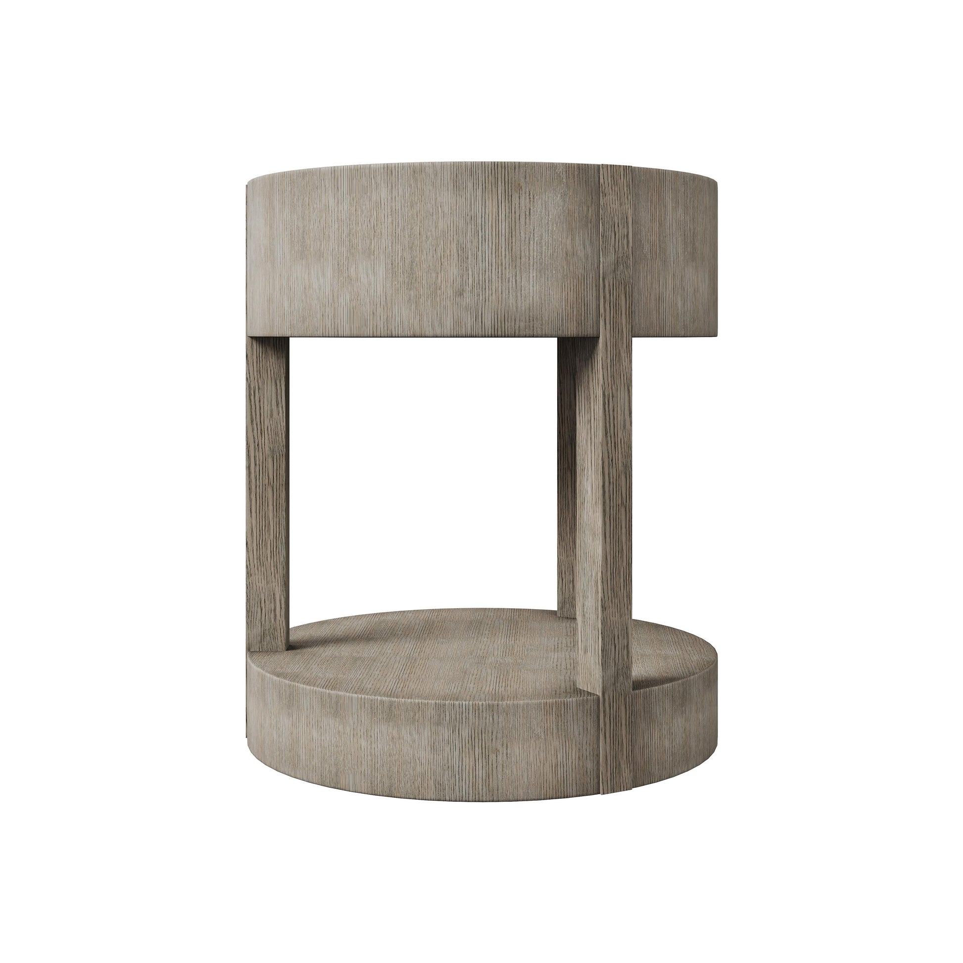 Calder Rustic Grey Nightstand - Ornate Home