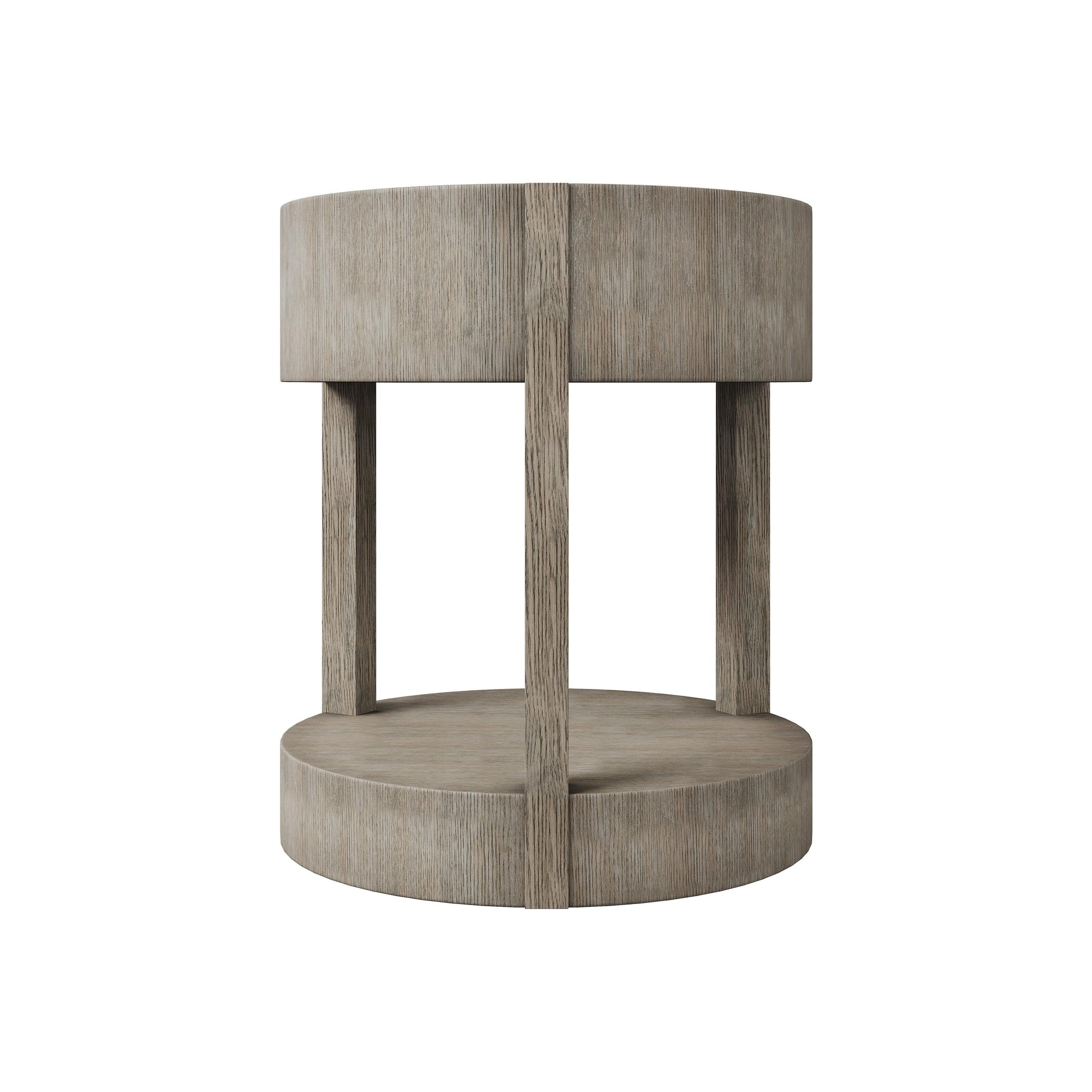 Calder Rustic Grey Nightstand - Ornate Home