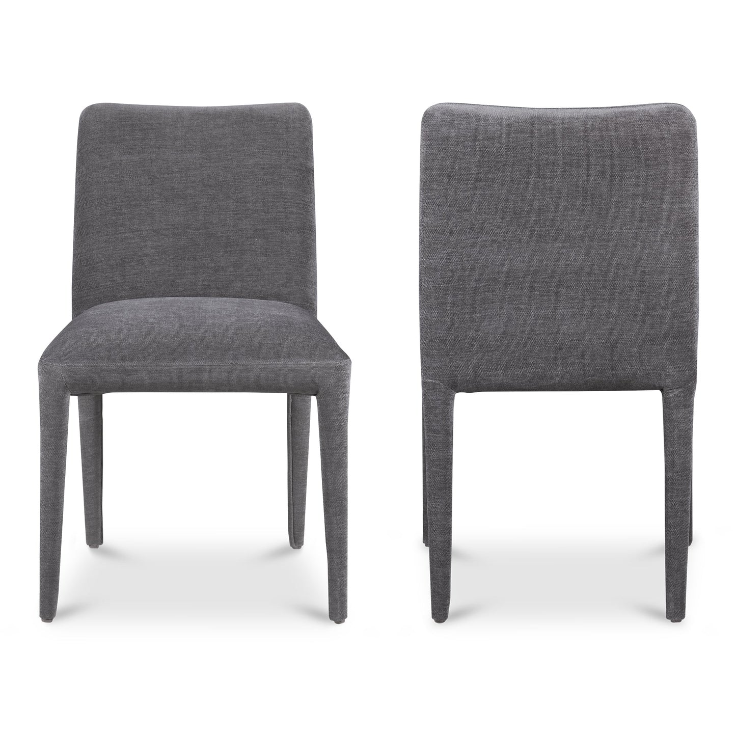 Calla Dark Grey Dining Chair (Set of 2) - Ornate Home