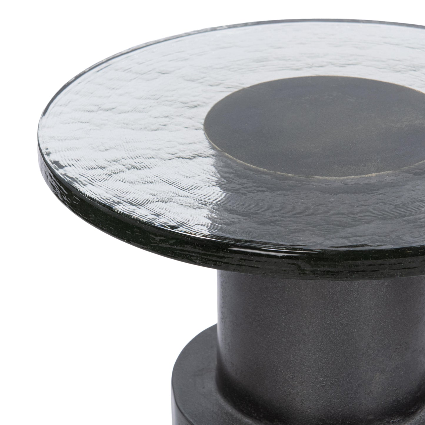 Callen Antique Nickel Accent Table - Ornate Home