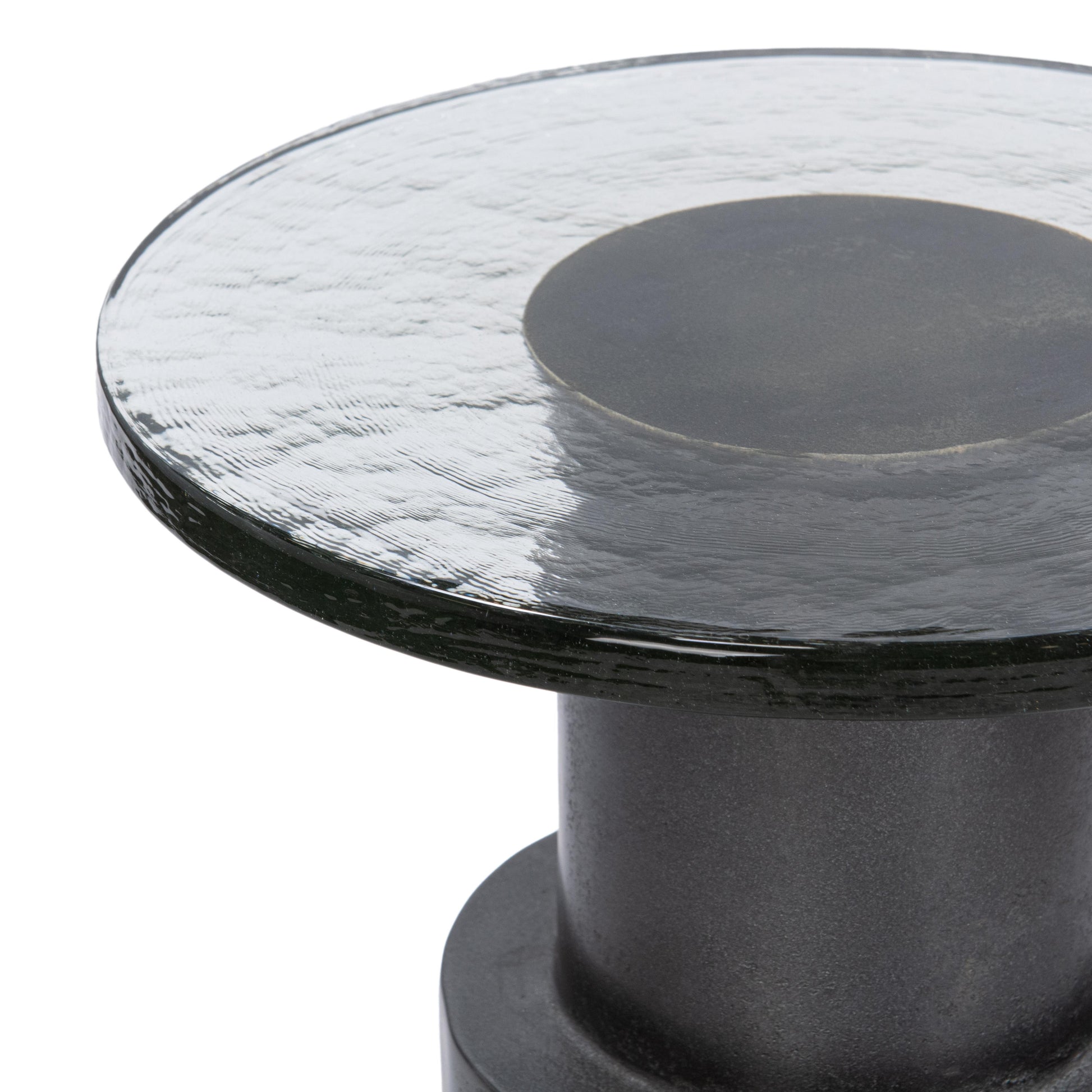 Callen Antique Nickel Accent Table - Ornate Home