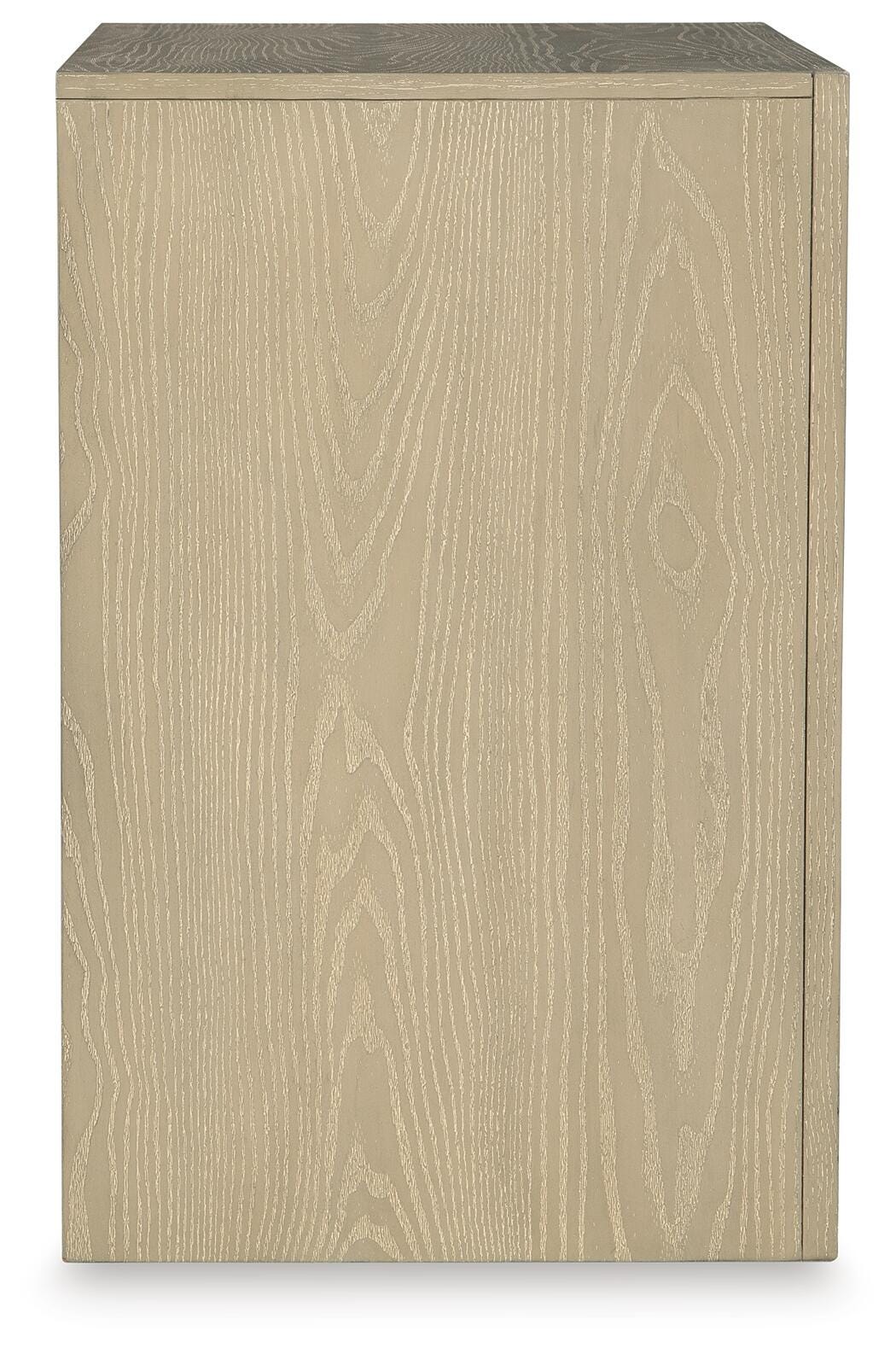 Calmoro Gray Nightstand- Viva Furn