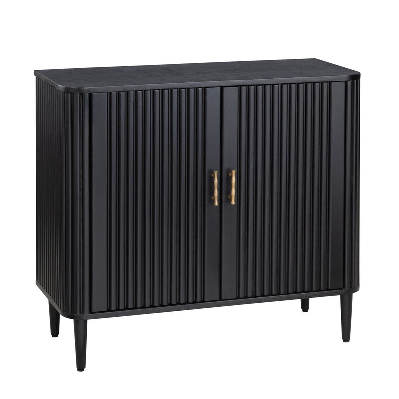 Camden Black Two Door Cabinet - Ornate Home