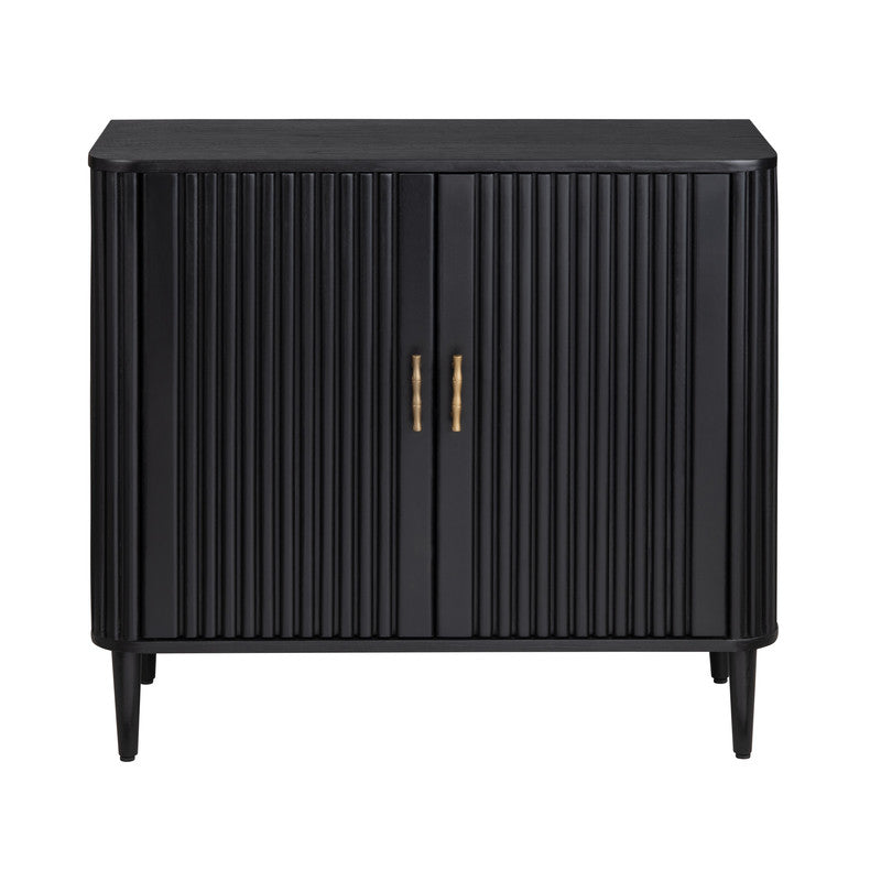 Camden Black Two Door Cabinet - Ornate Home