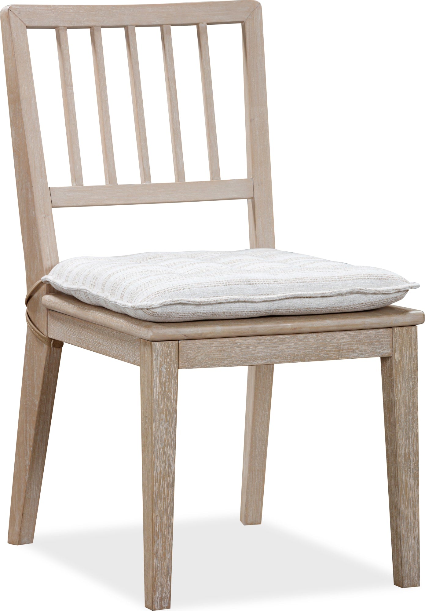 Camden Chai/Oat Wood Dining Chair with Detachable Cushion (Set of 2) - Ornate Home