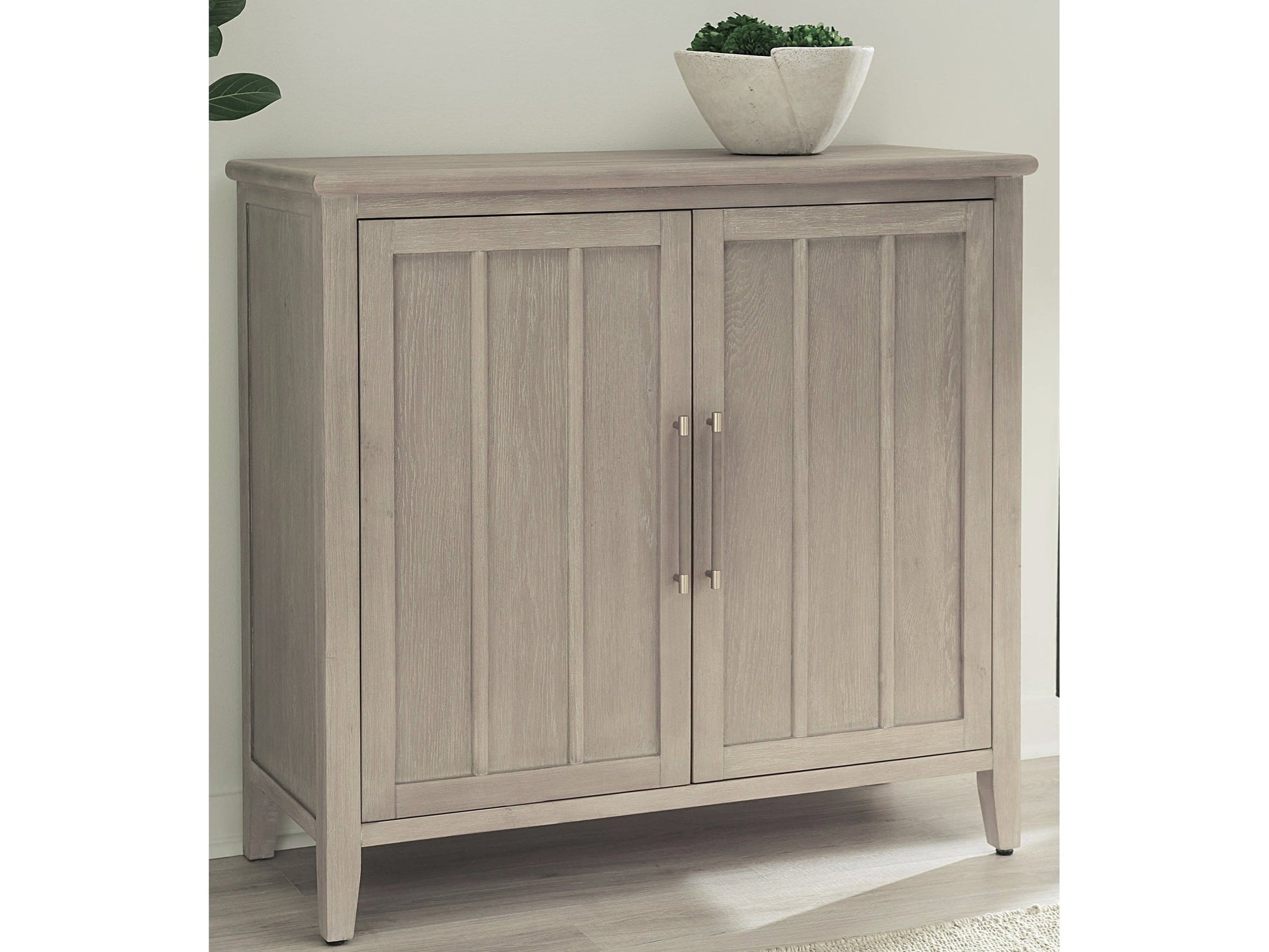 Camden Two Door Two Drawer Bar Cabinet with Stemware Rack and Wine Rack in Chai - Ornate Home