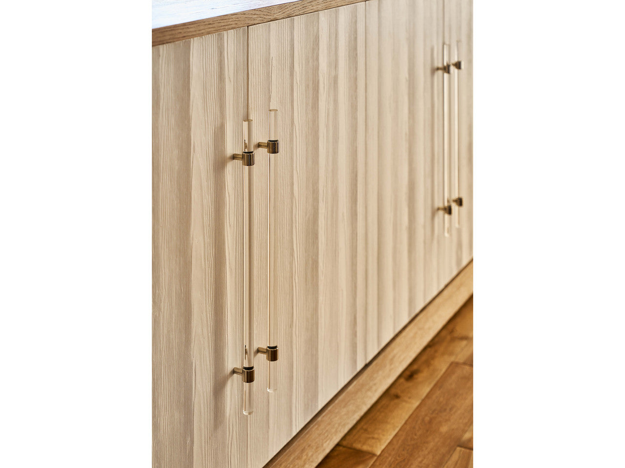 Camden White Sand/Sand Dune Credenza - Ornate Home