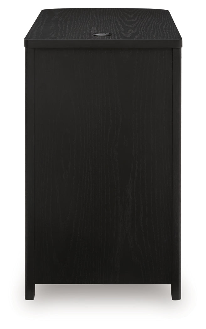 Camdill Black Chair Side End Table- Viva Furn