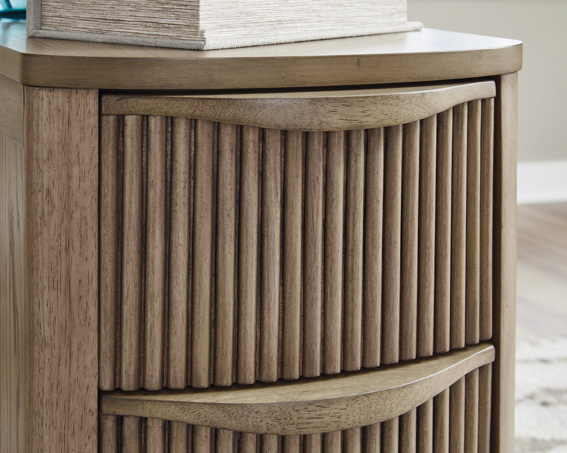 Camdill Light Brown Chair Side End Table- Viva Furn