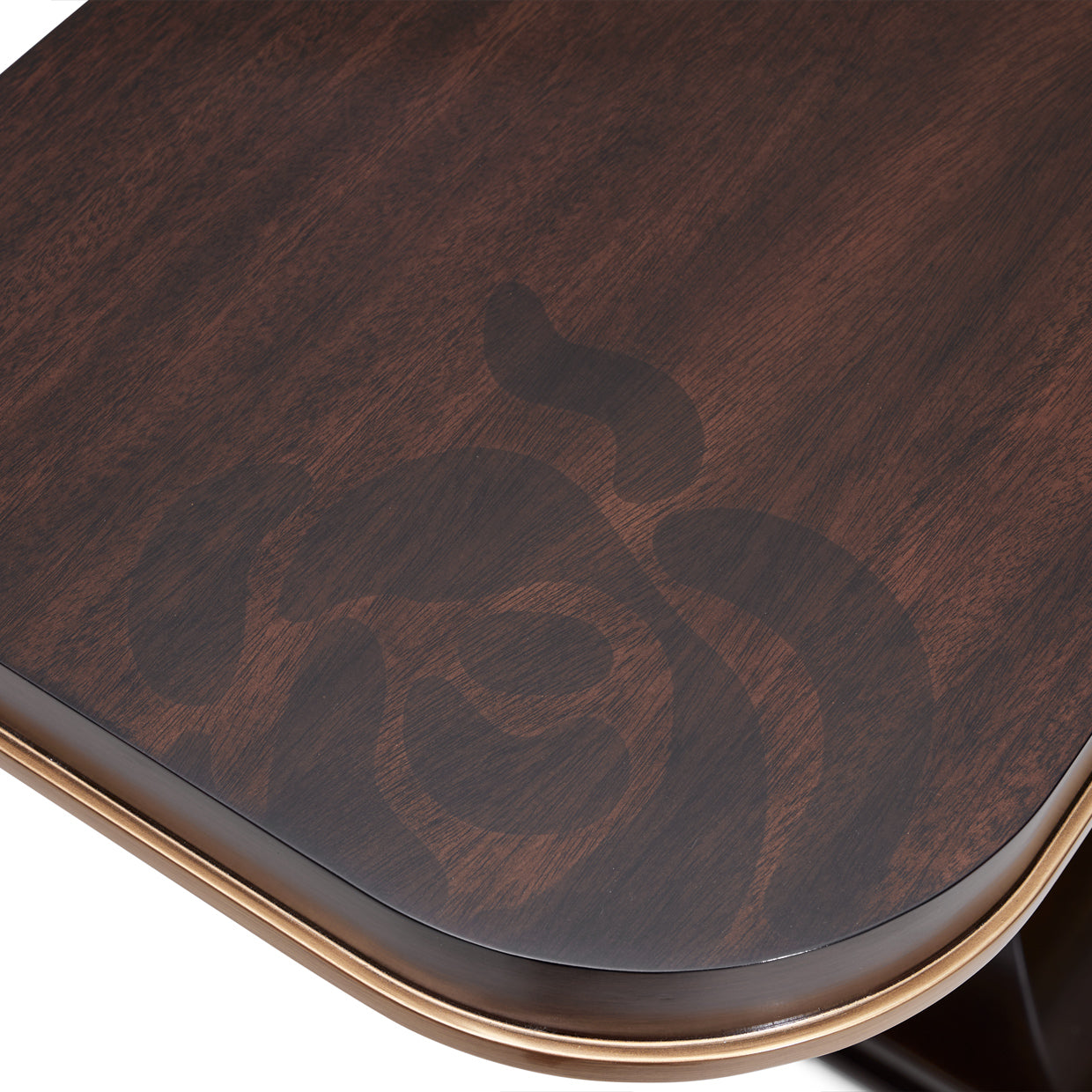 Camellia Field Warm Pecan Console Table - Ornate Home