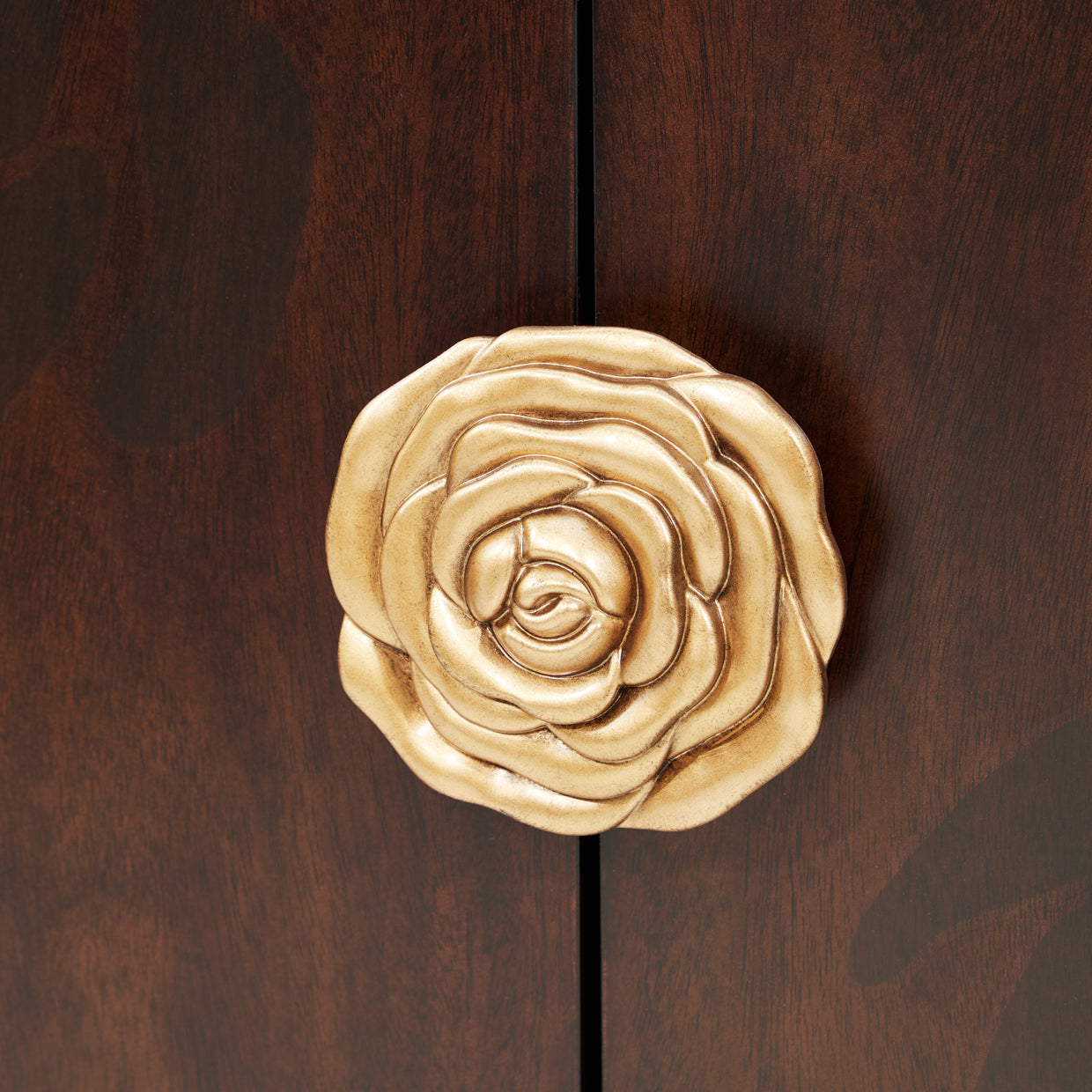 Camellia Field Warm Pecan Sideboard - Ornate Home