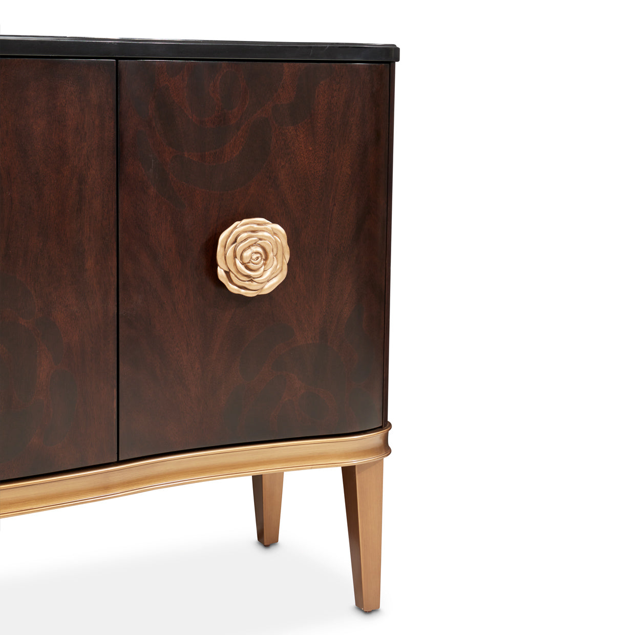 Camellia Field Warm Pecan Sideboard - Ornate Home