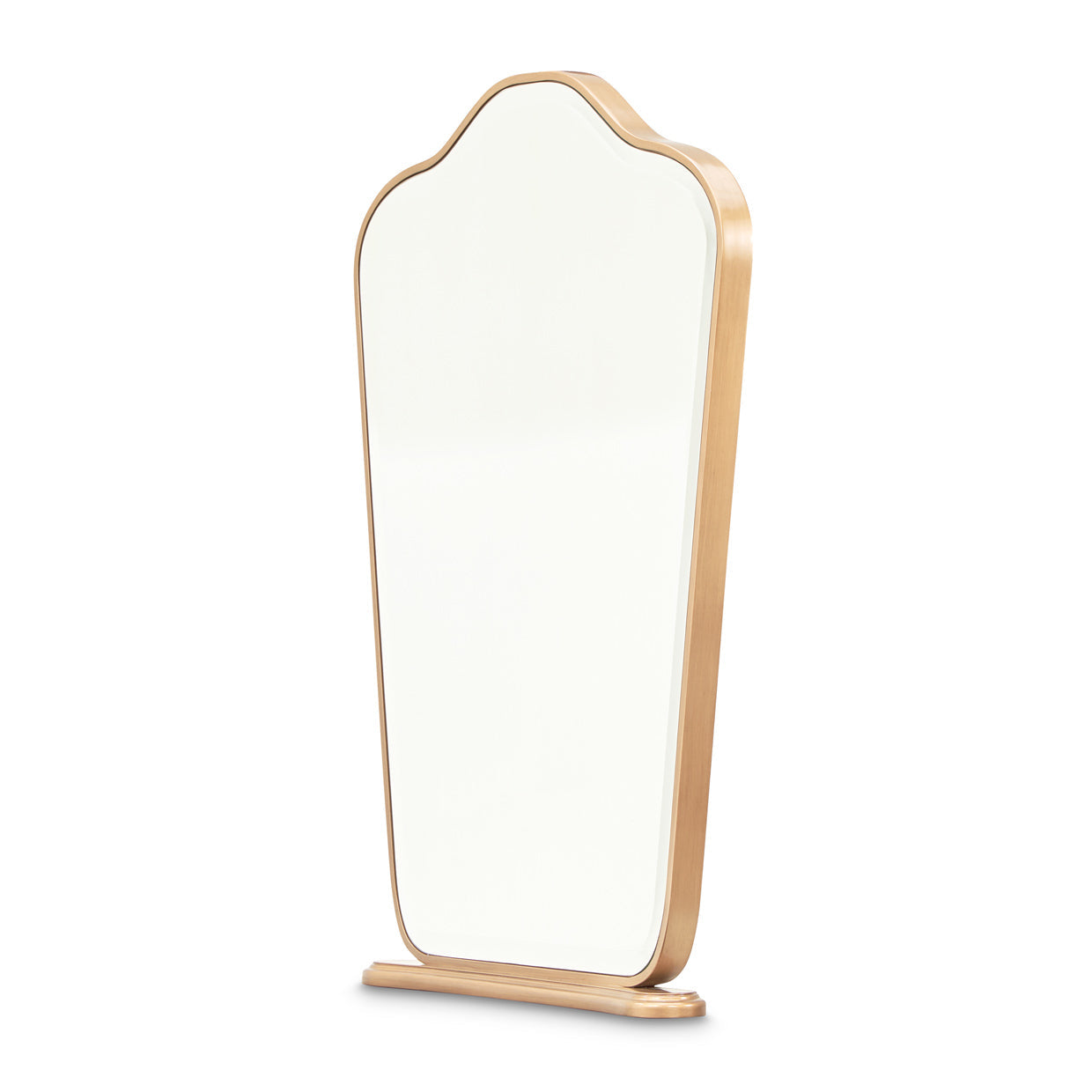 Camellia Field Warm Pecan Vanity with Mirror - Ornate Home