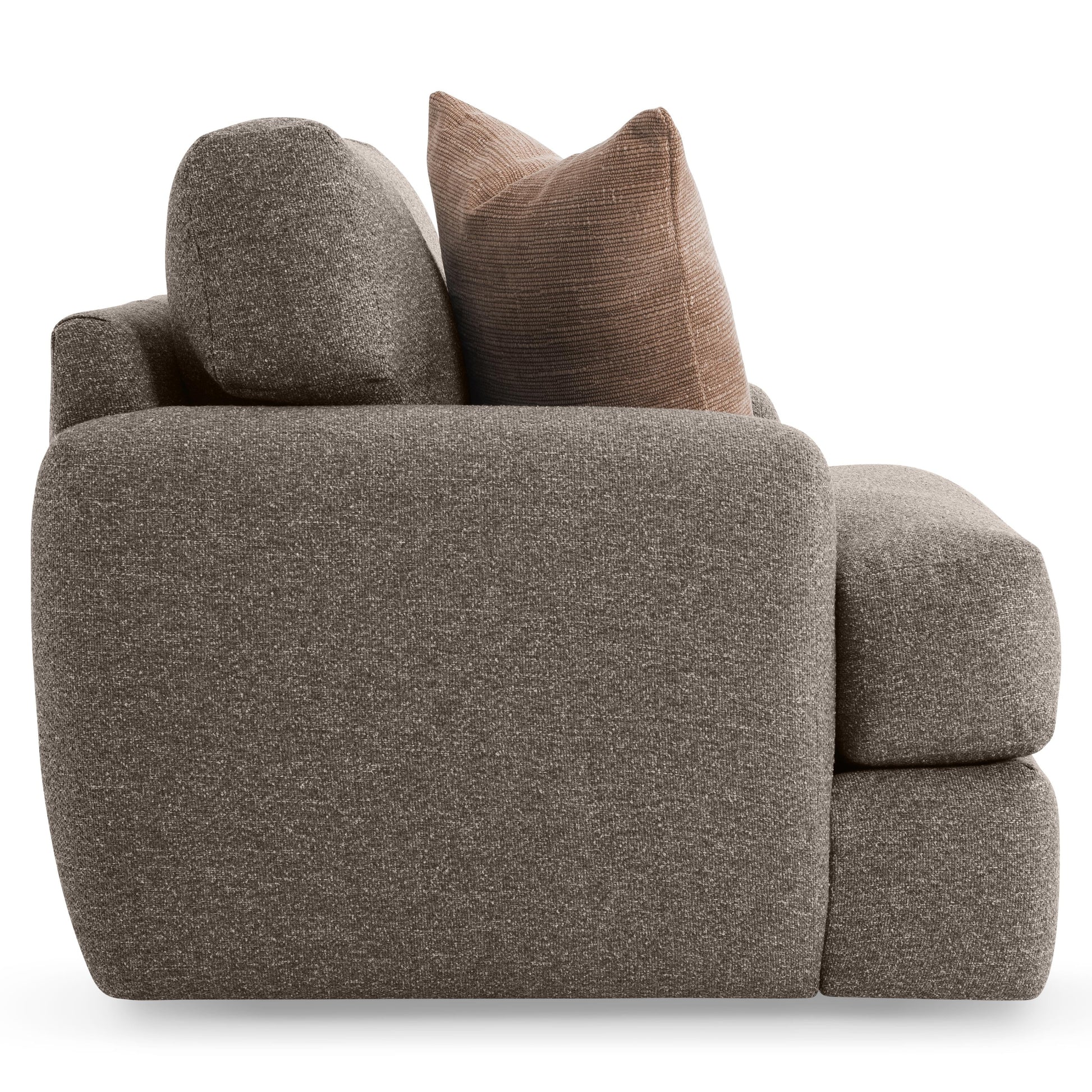 Cameron Beige/Tan Fabric Swivel Chair - Ornate Home