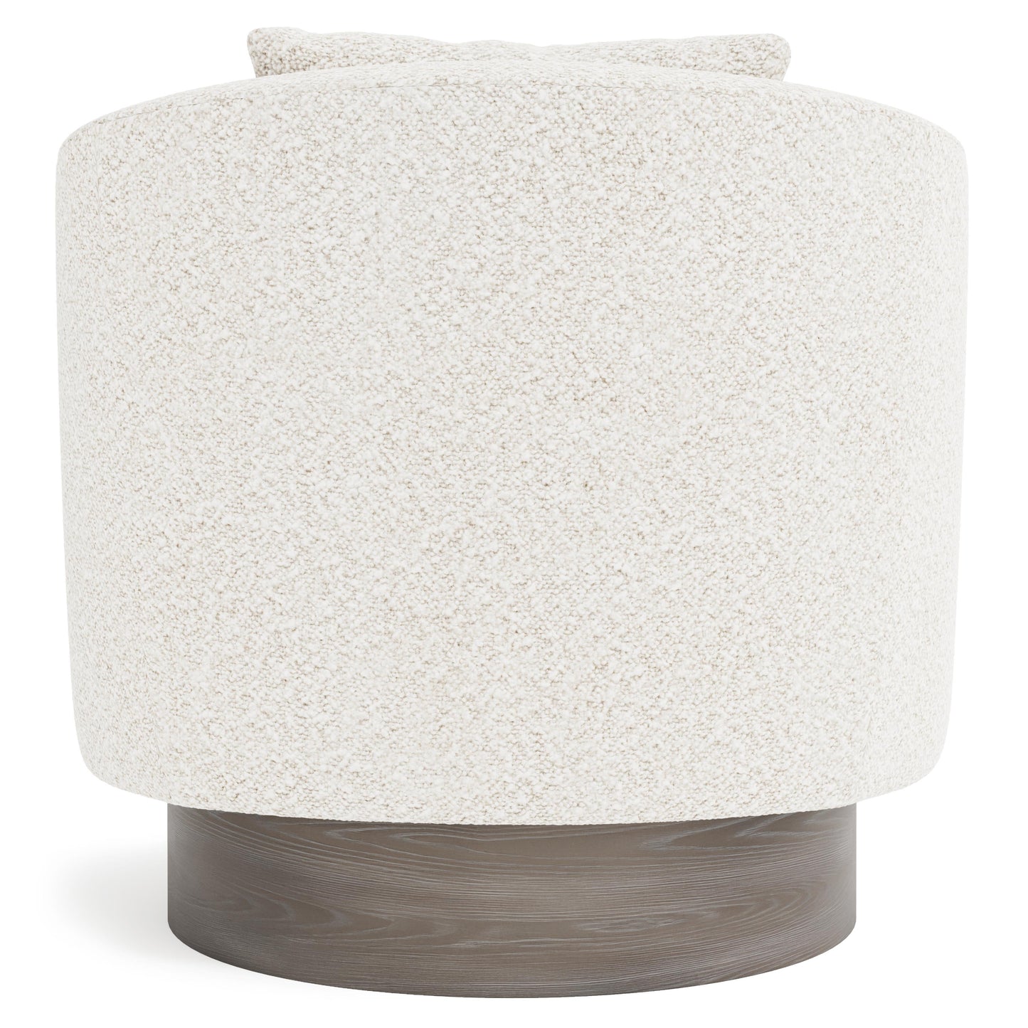 Camino White/Cream/Portobello Fabric Swivel Chair - Ornate Home