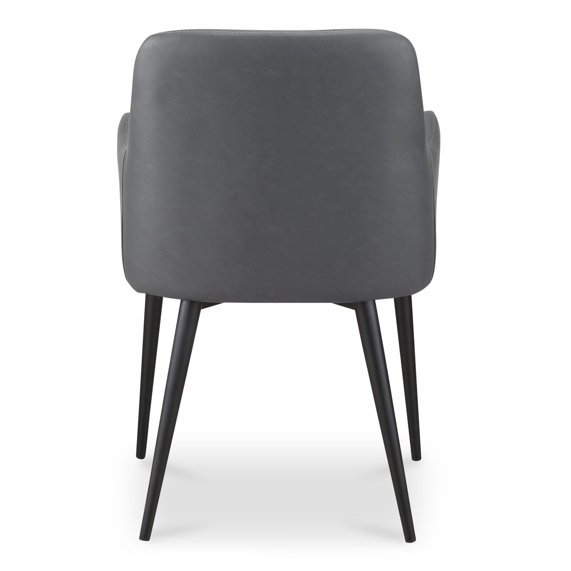 Cantata Slate Vegan Leather Dining Chair (Set of 2) - Ornate Home
