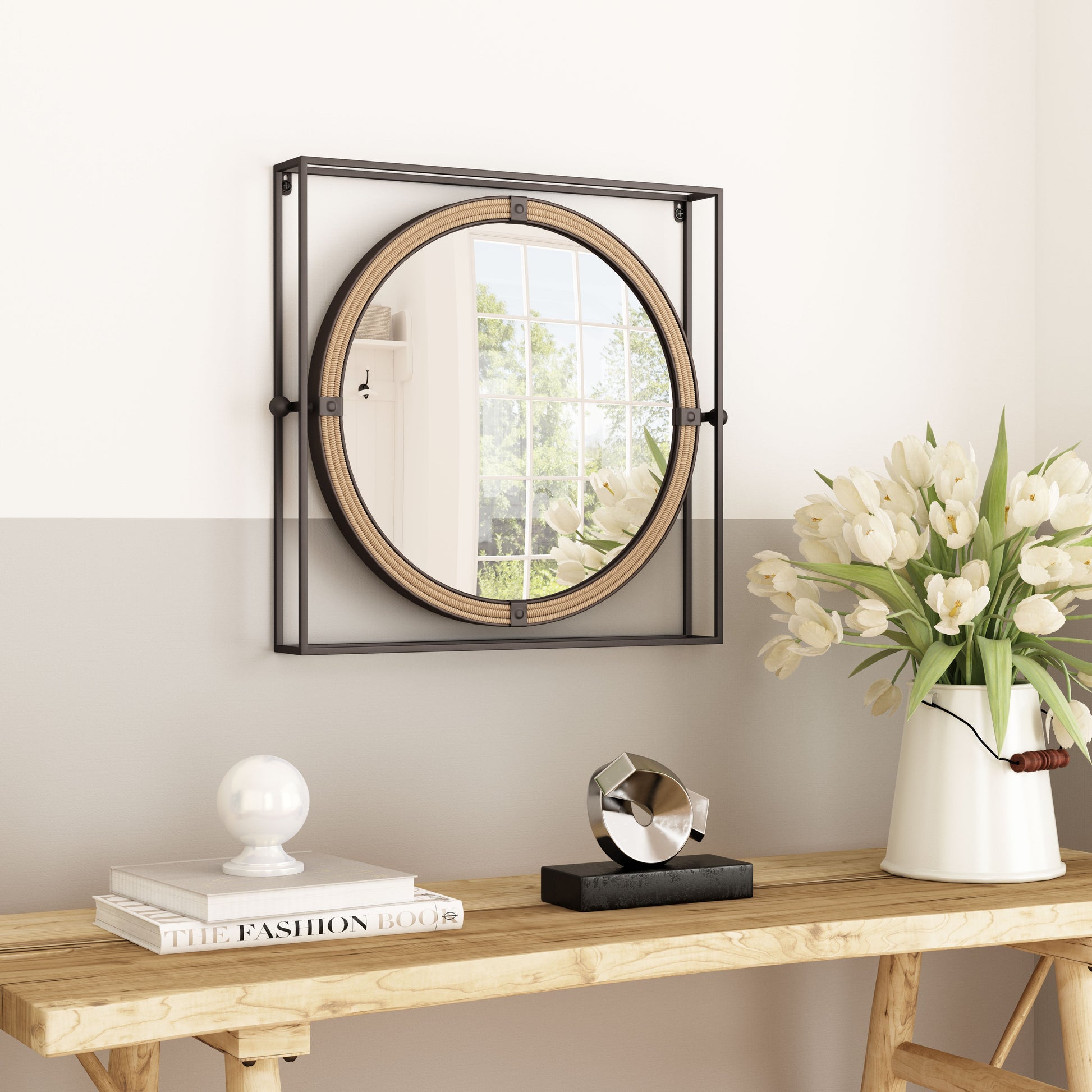 Capell Antique Gray Mirror - Ornate Home