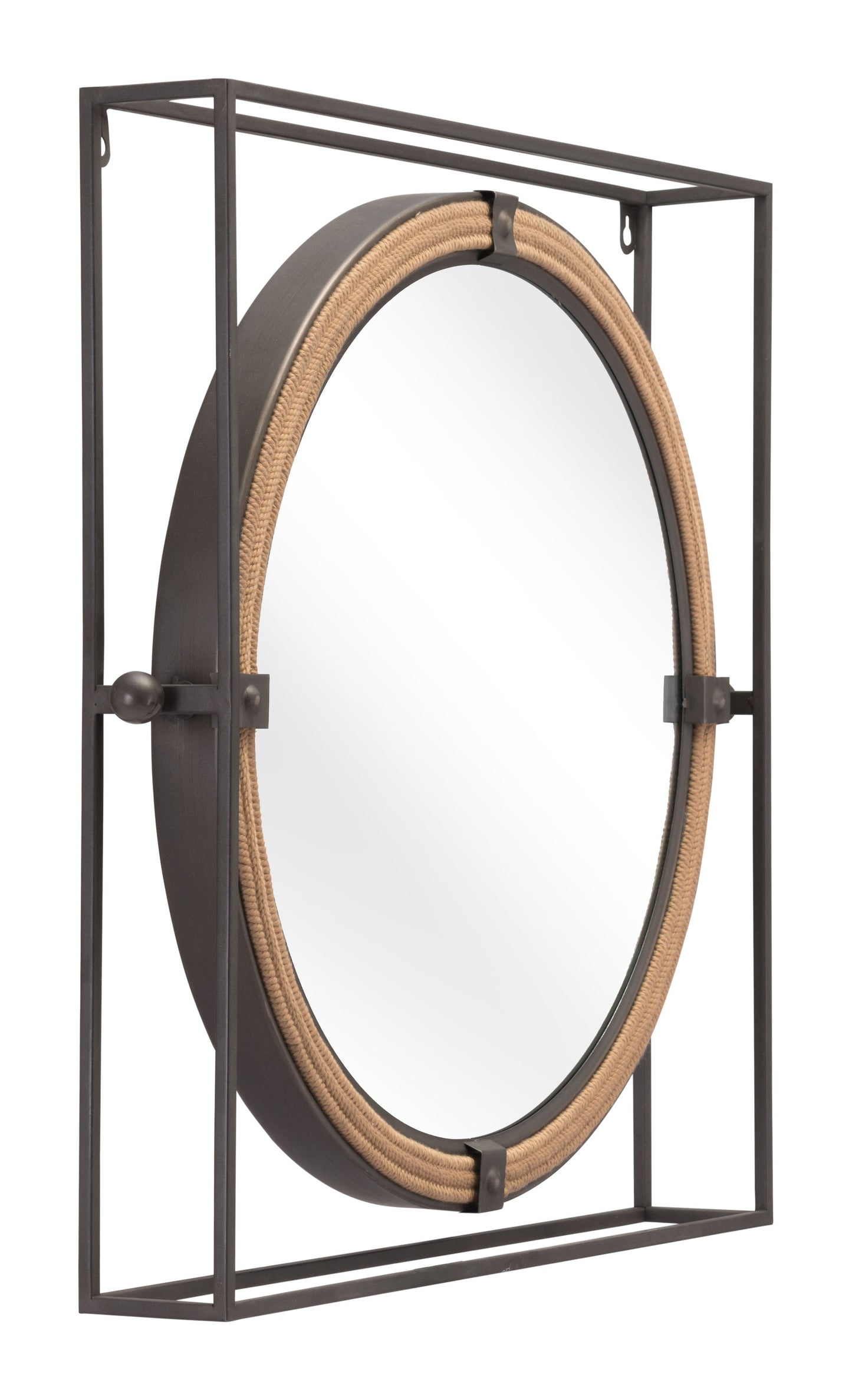 Capell Antique Gray Mirror - Ornate Home