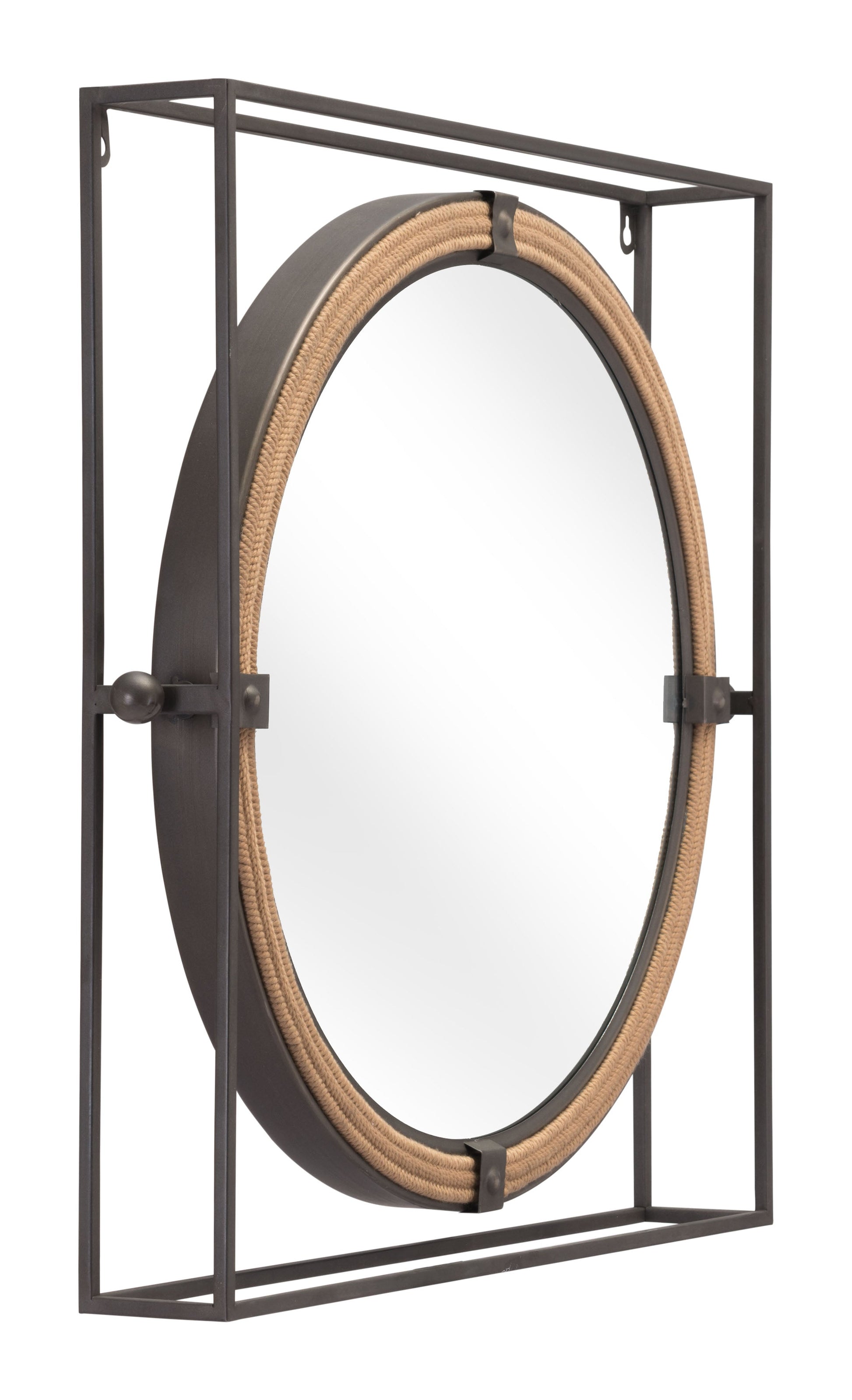Capell Antique Gray Mirror - Ornate Home