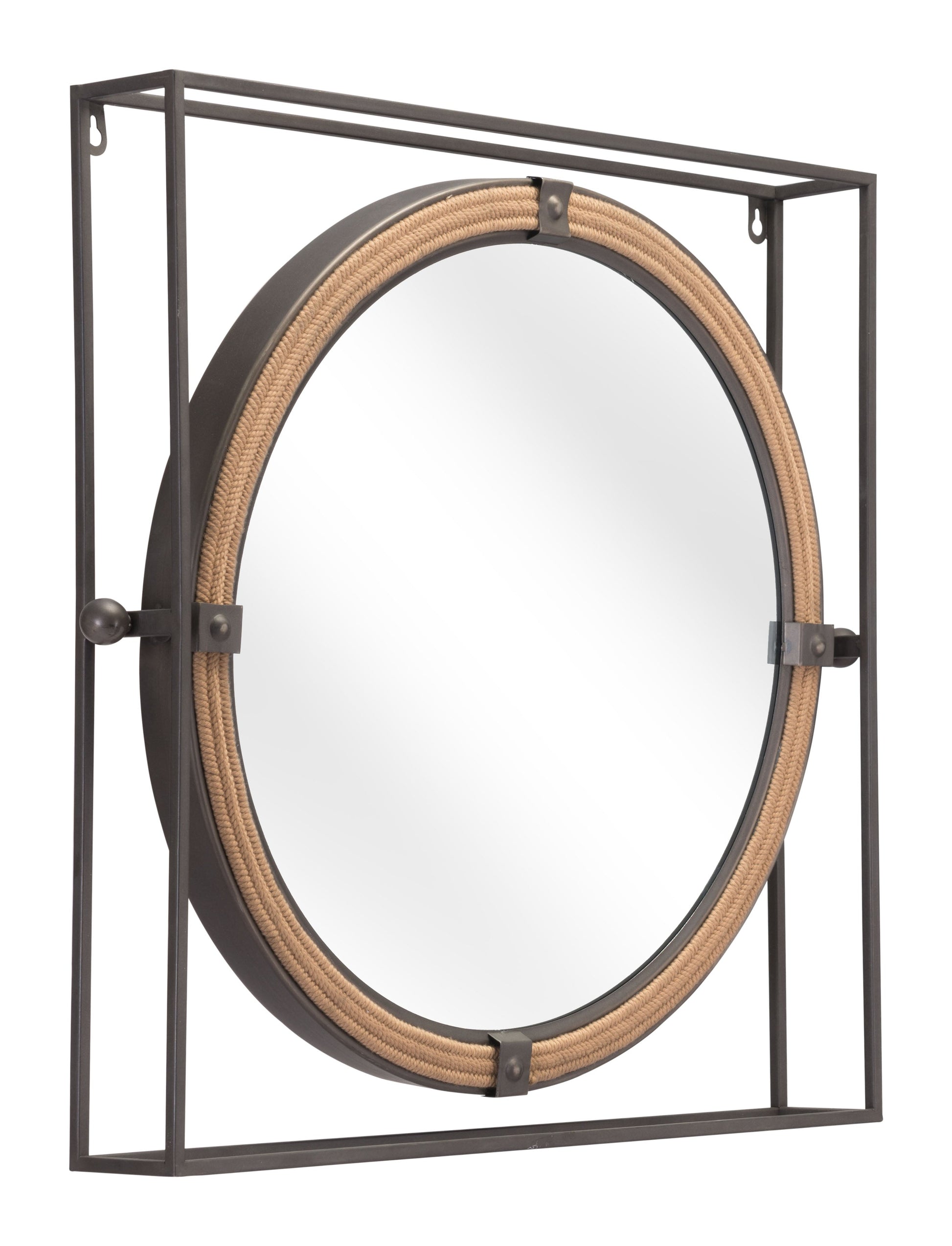 Capell Antique Gray Mirror - Ornate Home