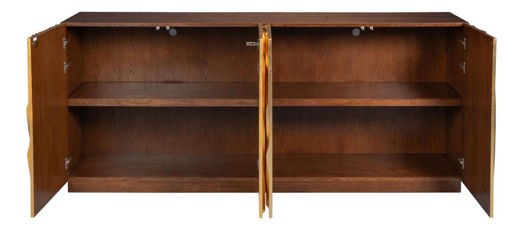 Capriole Brown Credenza - Ornate Home
