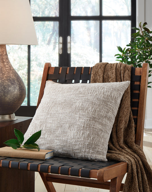Carddon Brown/White Pillow- Viva Furn