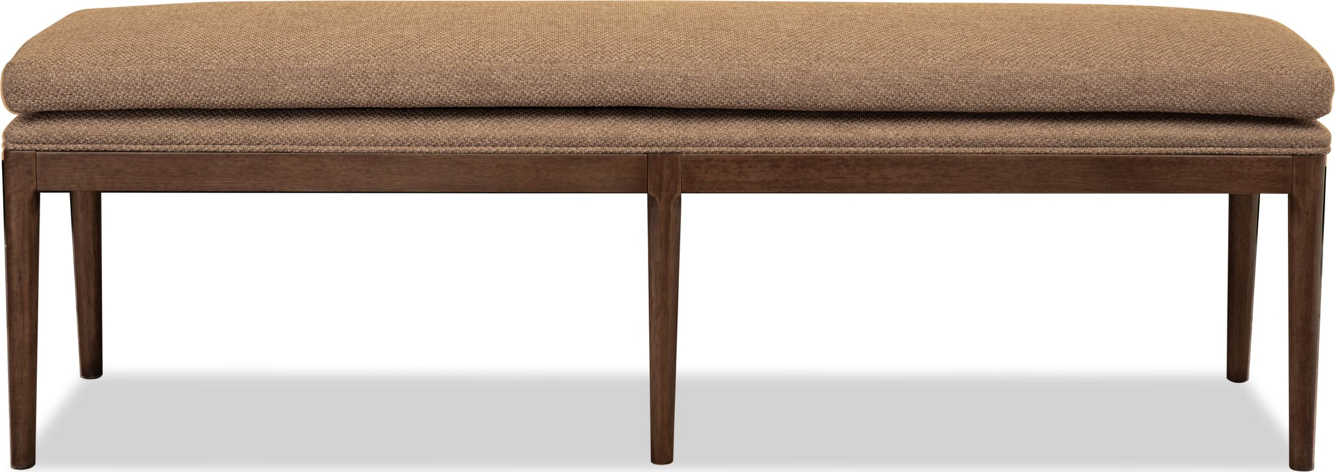 Carlisle Wheat Bread/Pecan Pie Upholstered Bench - Ornate Home