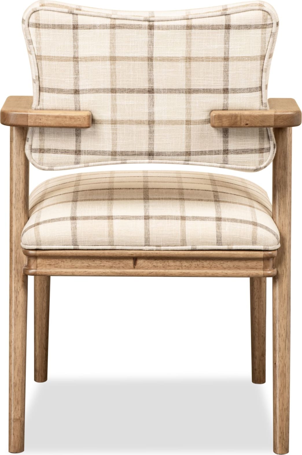 Carlisle White/Brown Armchair (Set of 2) - Ornate Home