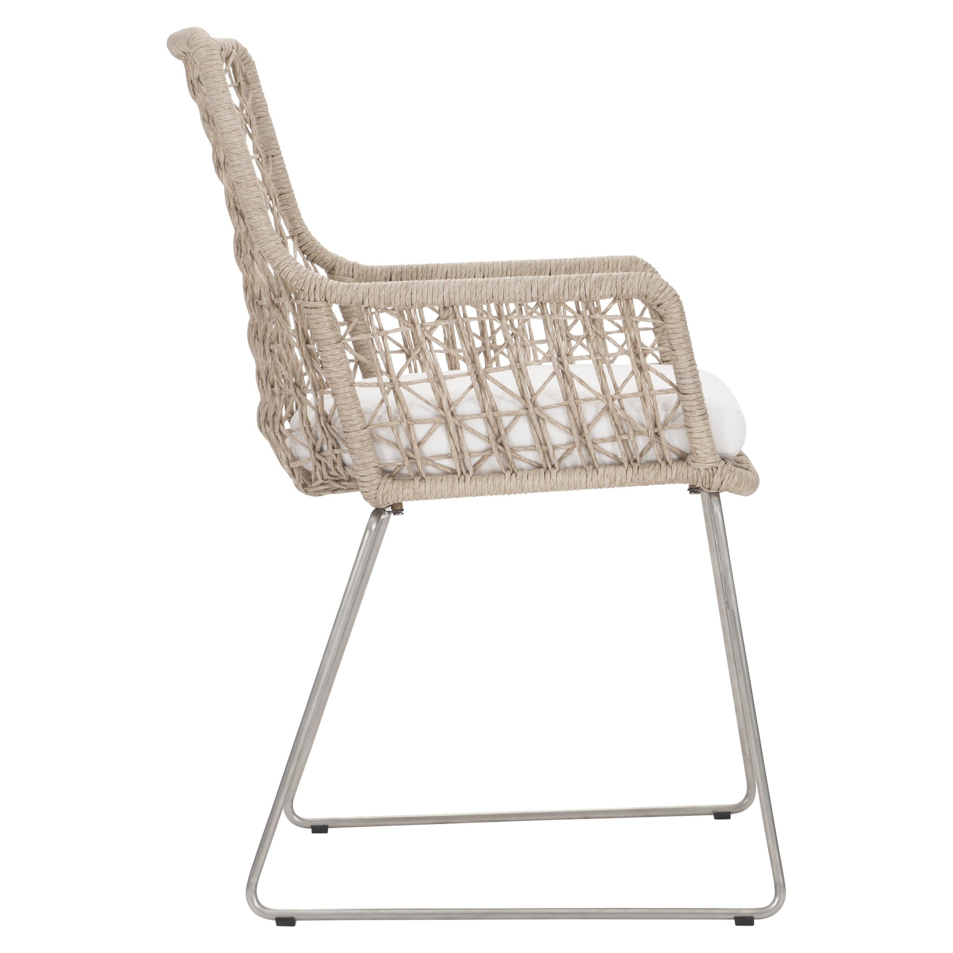 Carmel Hazelnut/White/Cream OutdoorChair - Ornate Home