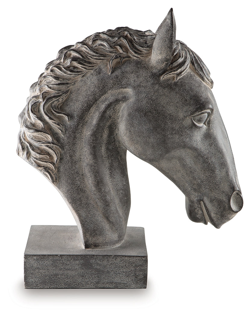 Carnlow Antique Black Sculpture- Viva Furn