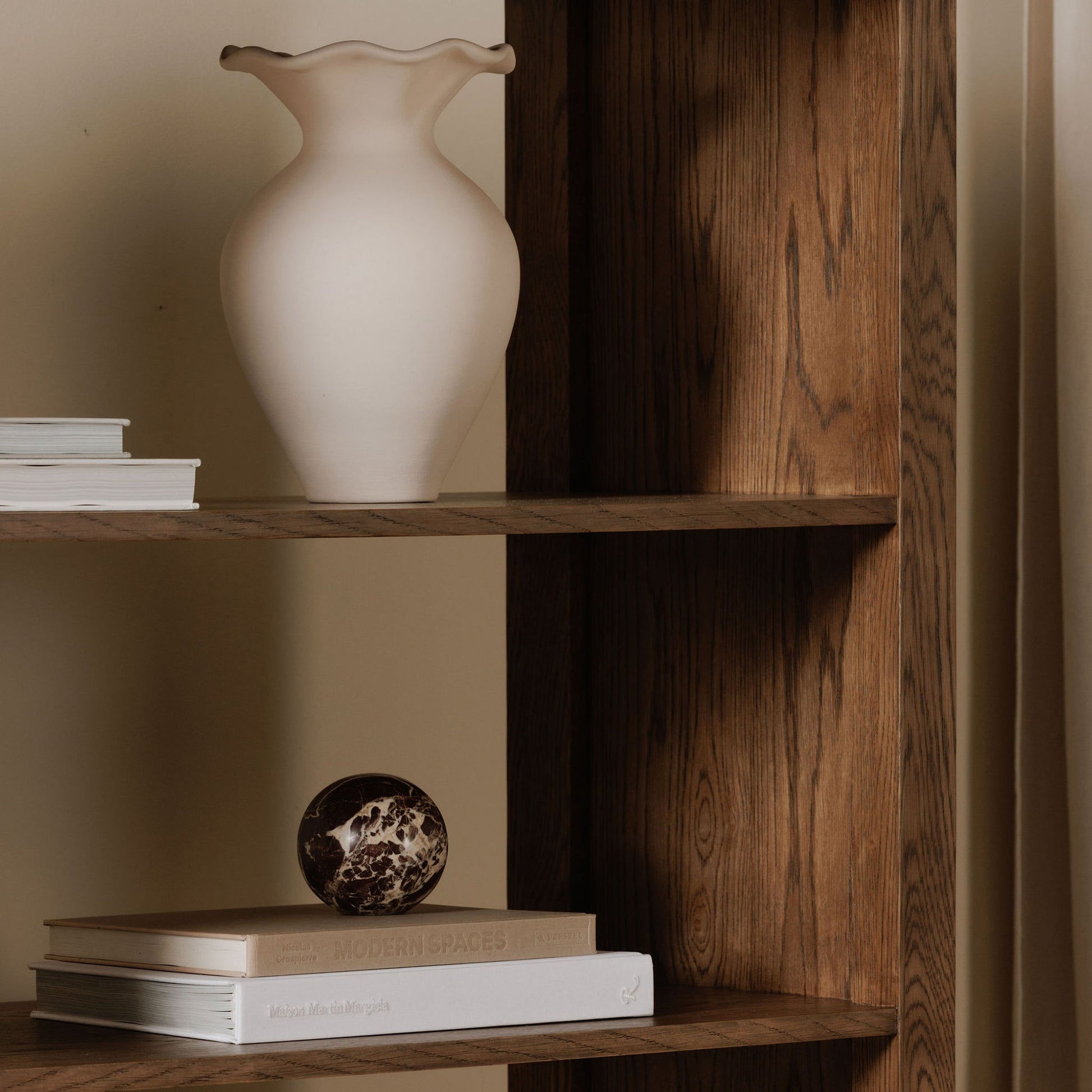 Caroline Warm Brown Bookcase - Ornate Home