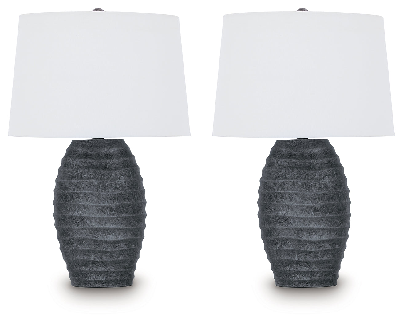 Caronick Antique Silver Table Lamp (Set of 2)- Viva Furn