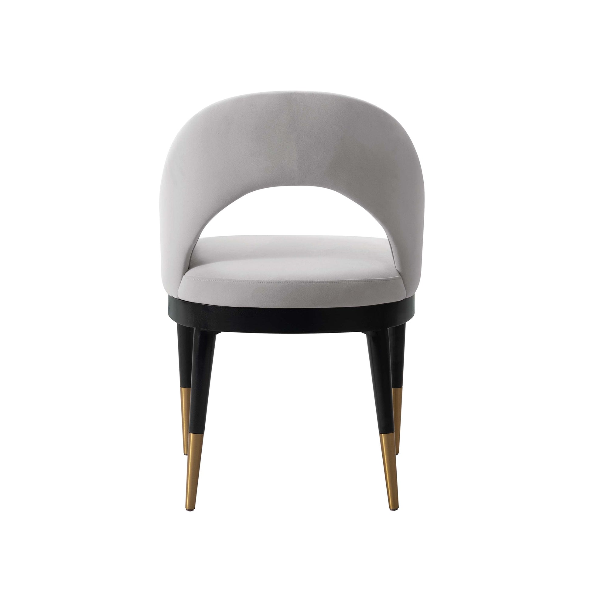 Carrington Dining Armchair in Light Grey - Ornate Home