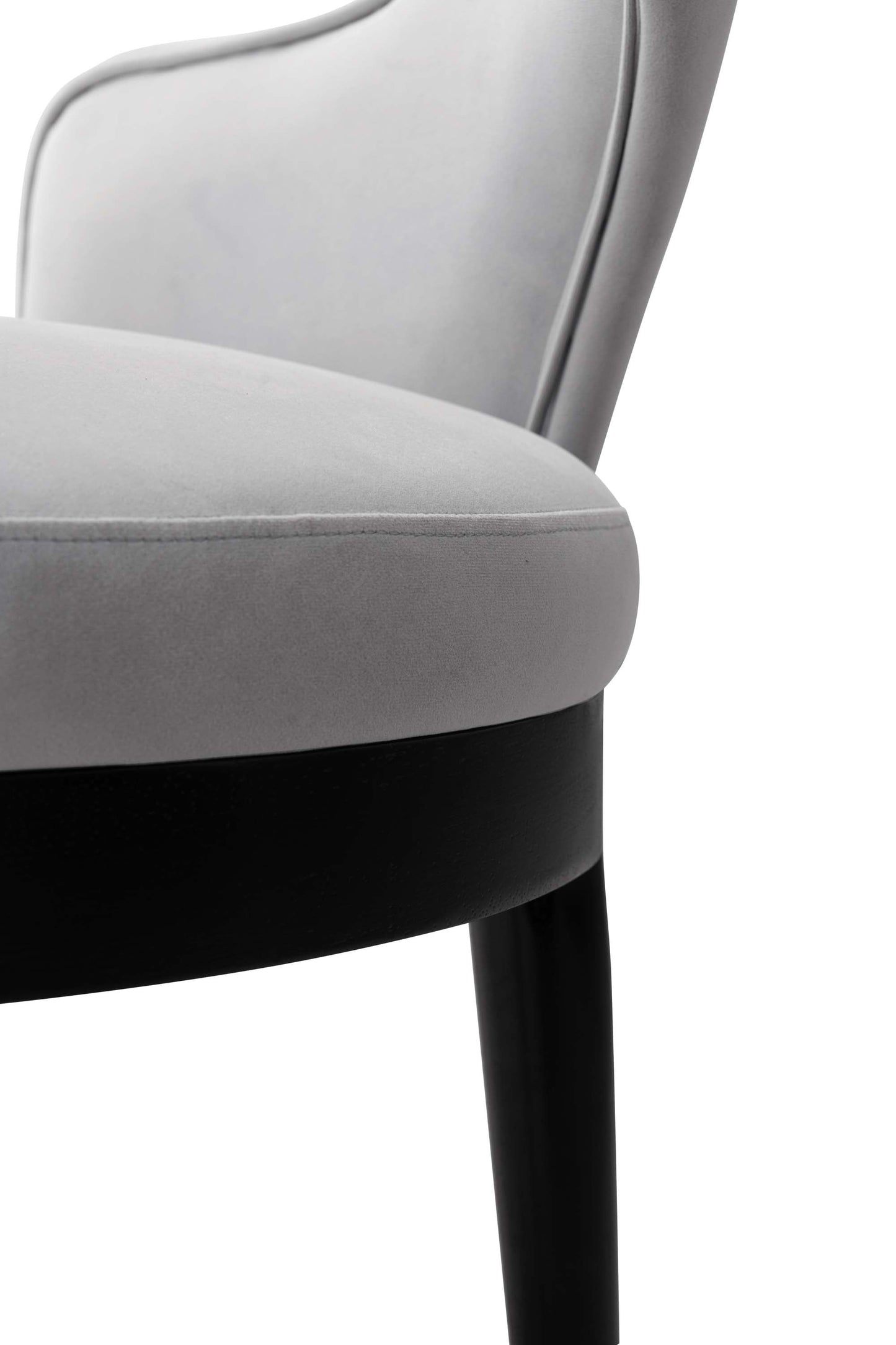 Carrington Dining Armchair in Light Grey (set of 2) - Ornate Home
