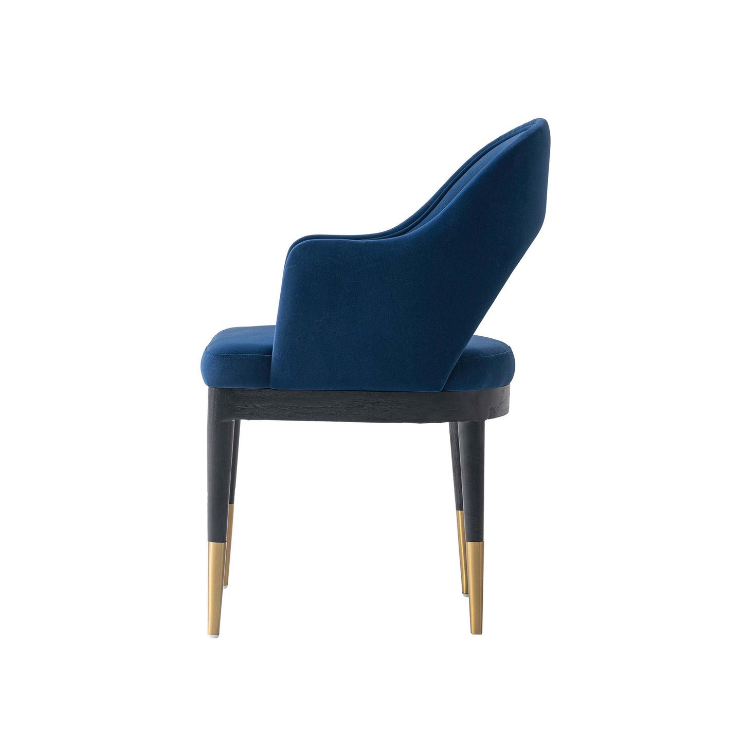 Carrington Dining Armchair in Midnight Blue - Ornate Home