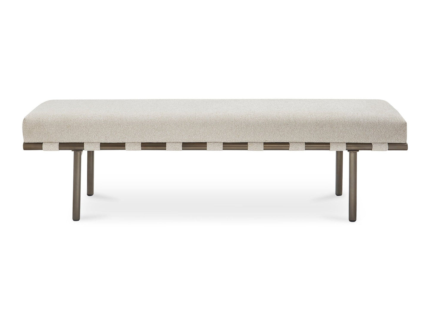 Carson Beige Dining Bench - Ornate Home