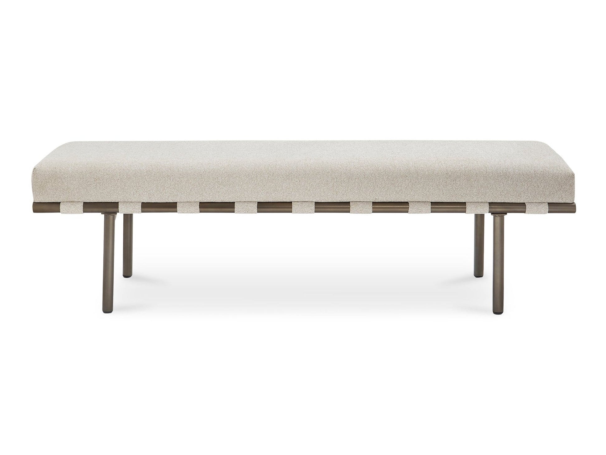 Carson Beige Dining Bench - Ornate Home