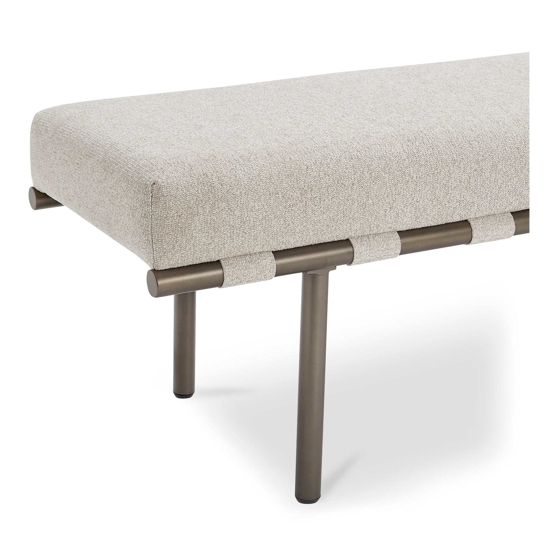 Carson Beige Dining Bench - Ornate Home
