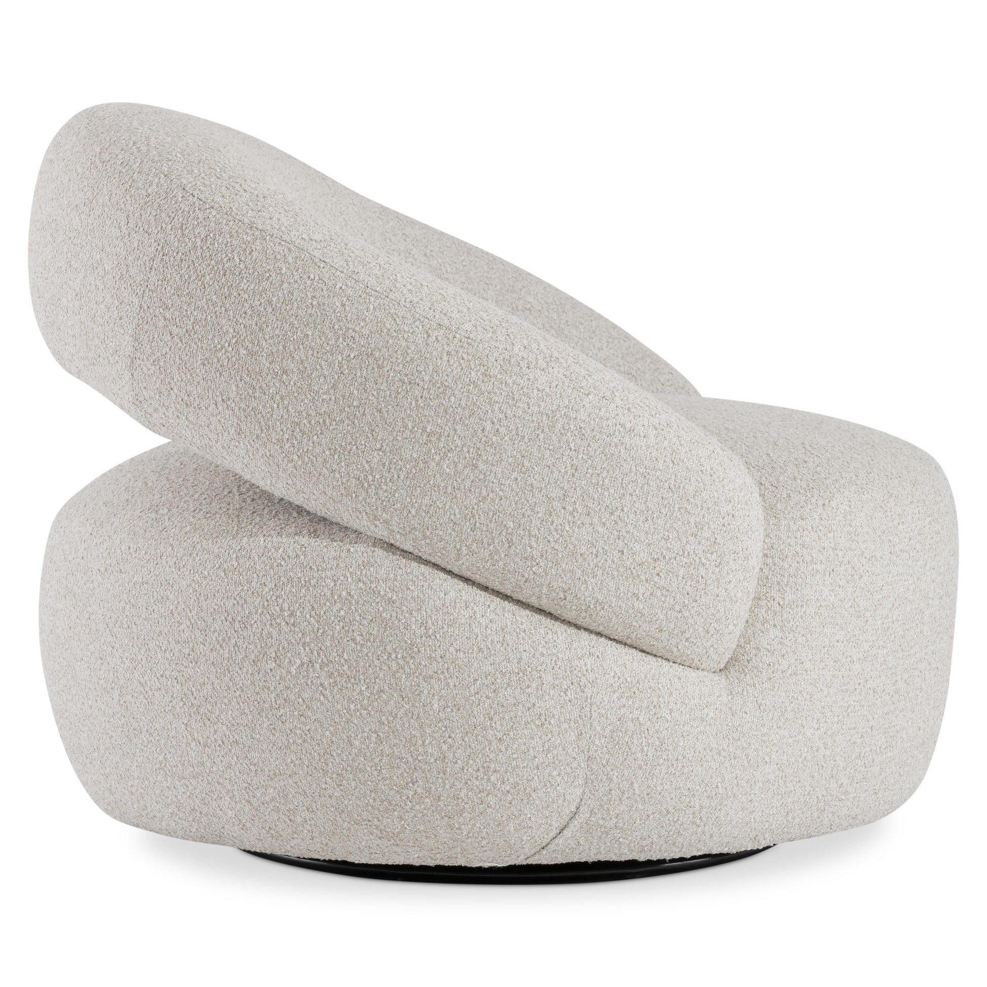 Cascais Beige/Tan Outdoor Swivel Chair - Ornate Home