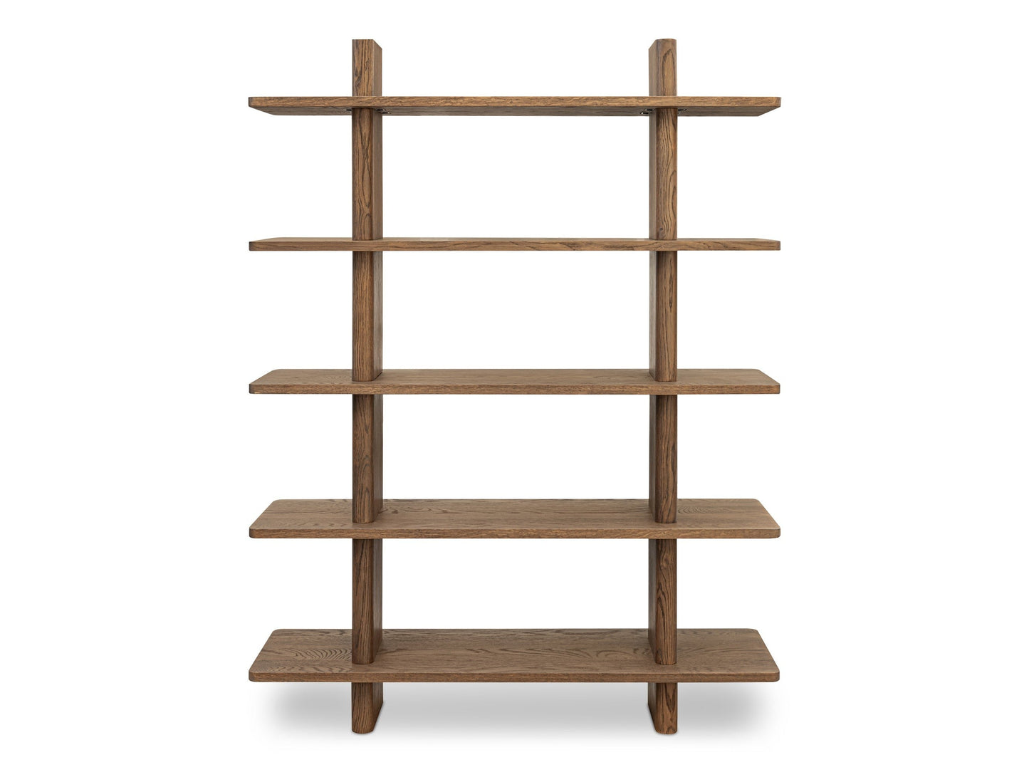 Casey Dark Brown Large Bookcase - Ornate Home