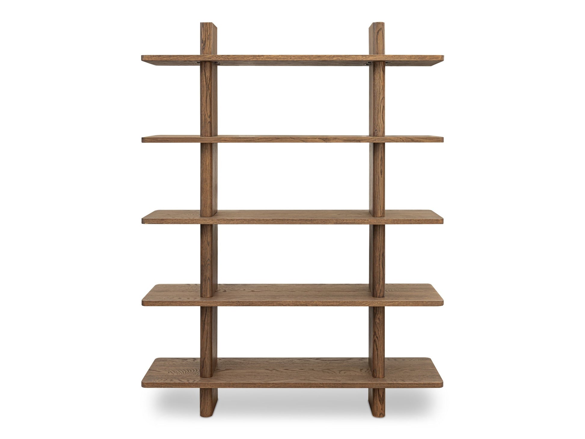 Casey Dark Brown Large Bookcase - Ornate Home
