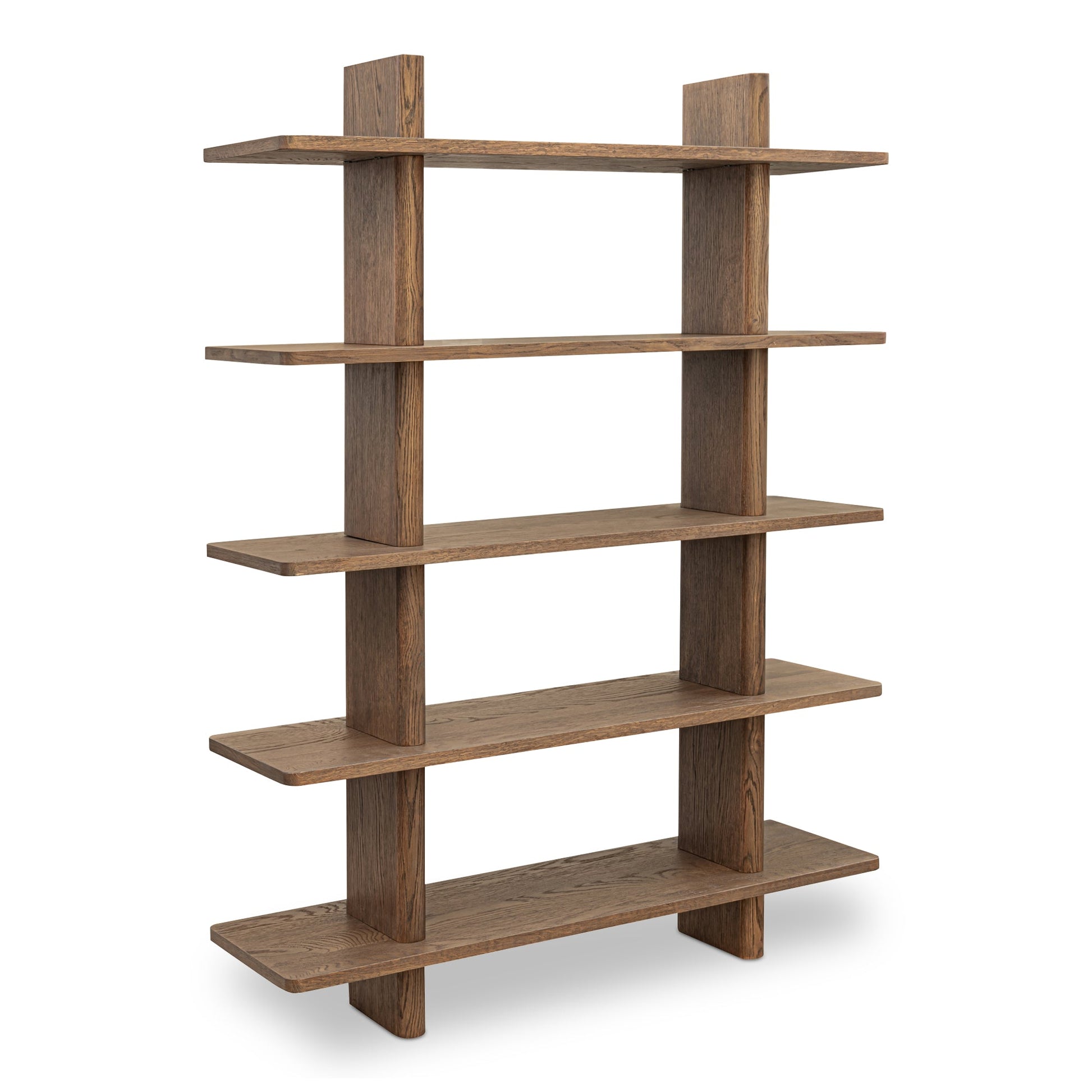 Casey Dark Brown Large Bookcase - Ornate Home